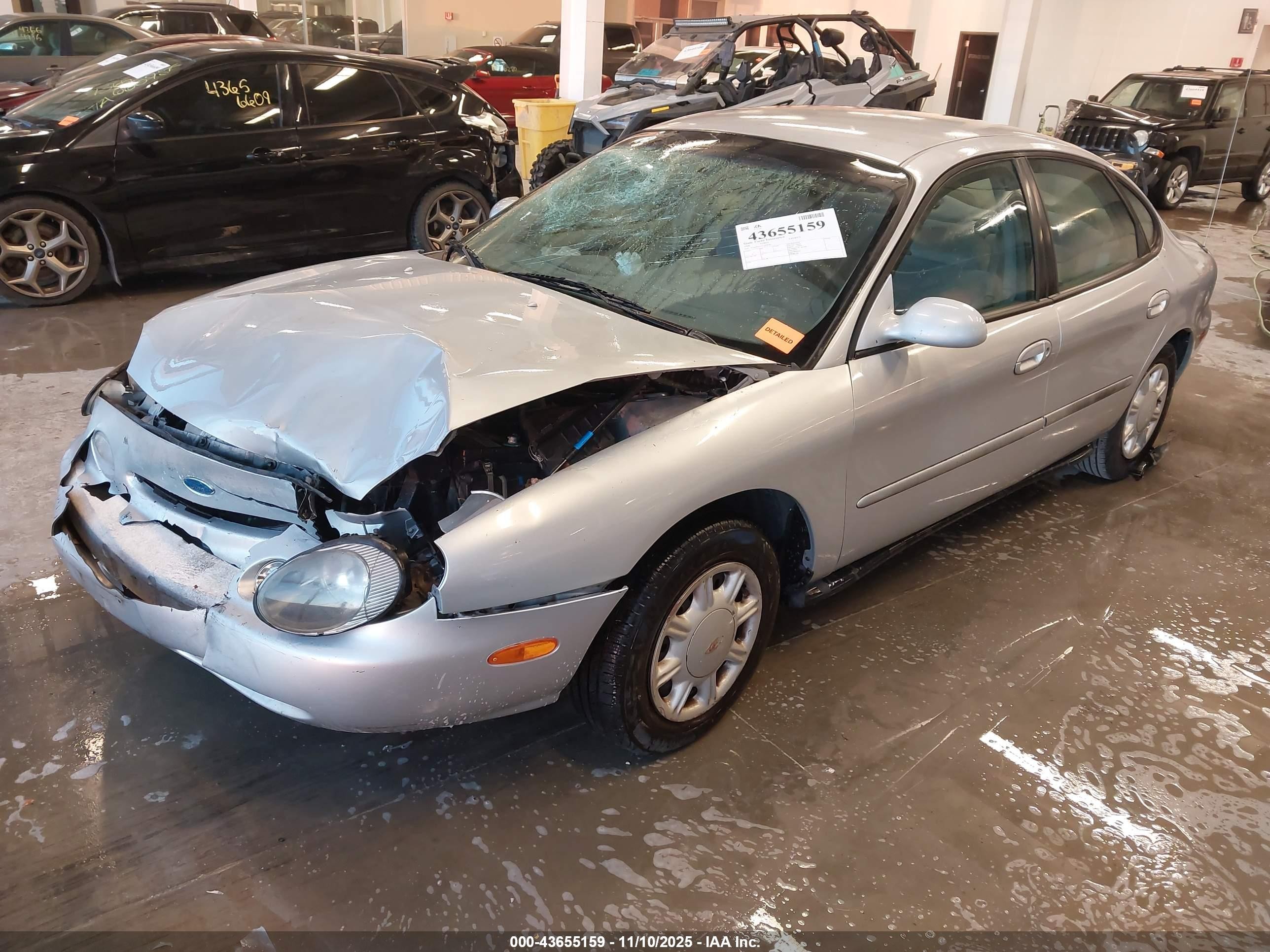 1996 Ford Taurus Gl Silver vin: 1FALP52U5TG228745