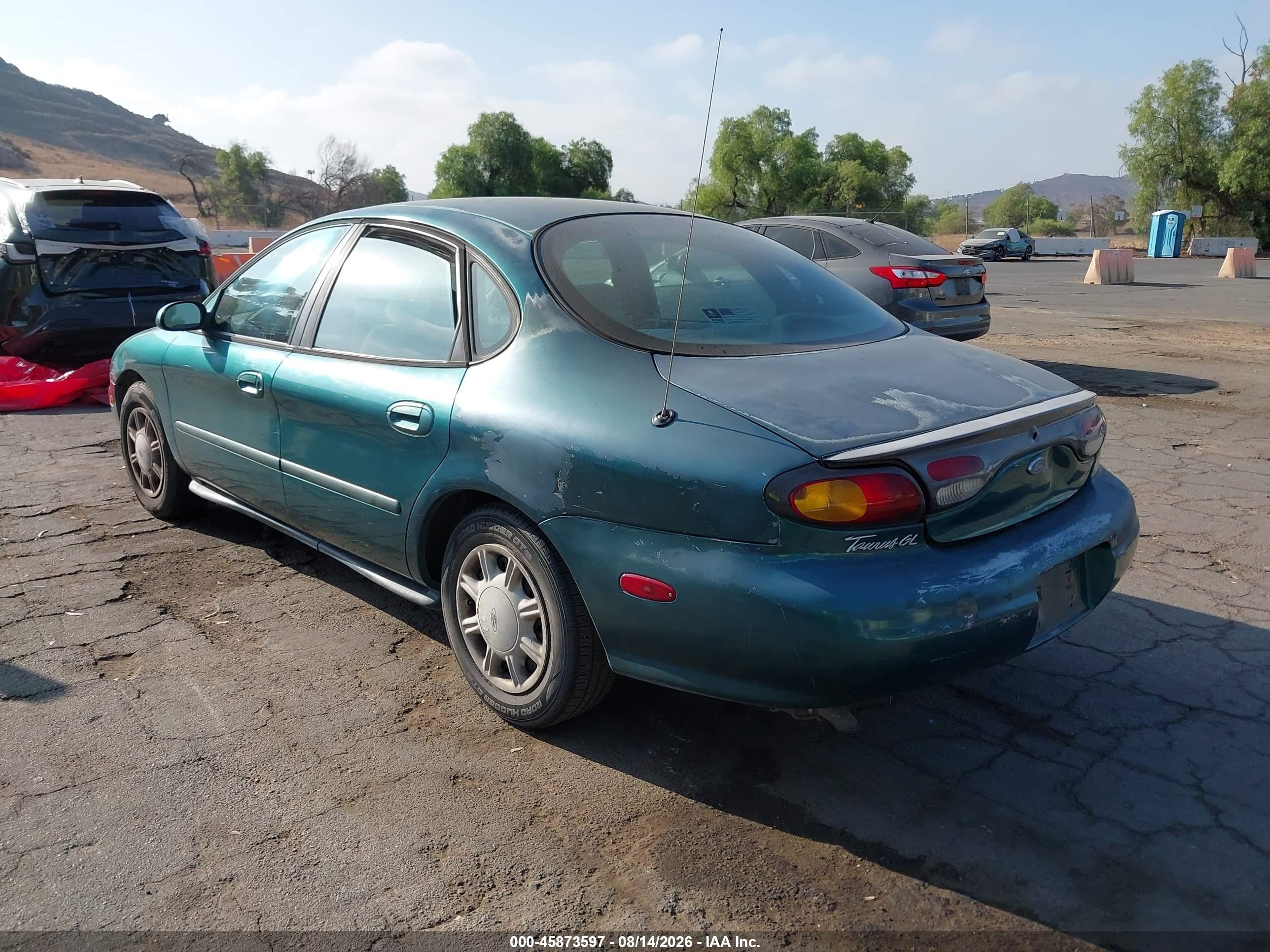 1997 Ford Taurus Gl Зеленый vin: 1FALP52U5VA214110