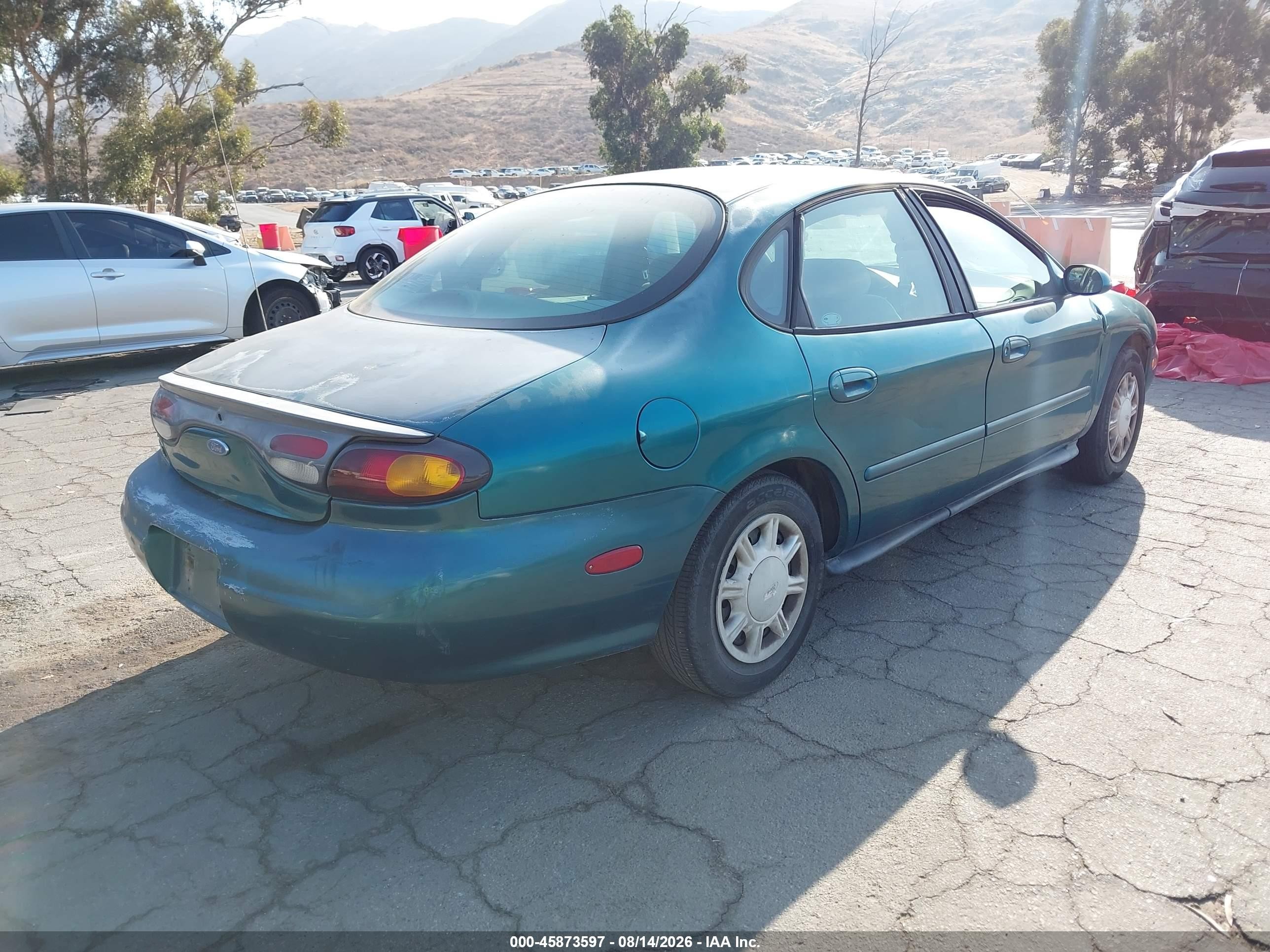 1997 Ford Taurus Gl Зеленый vin: 1FALP52U5VA214110