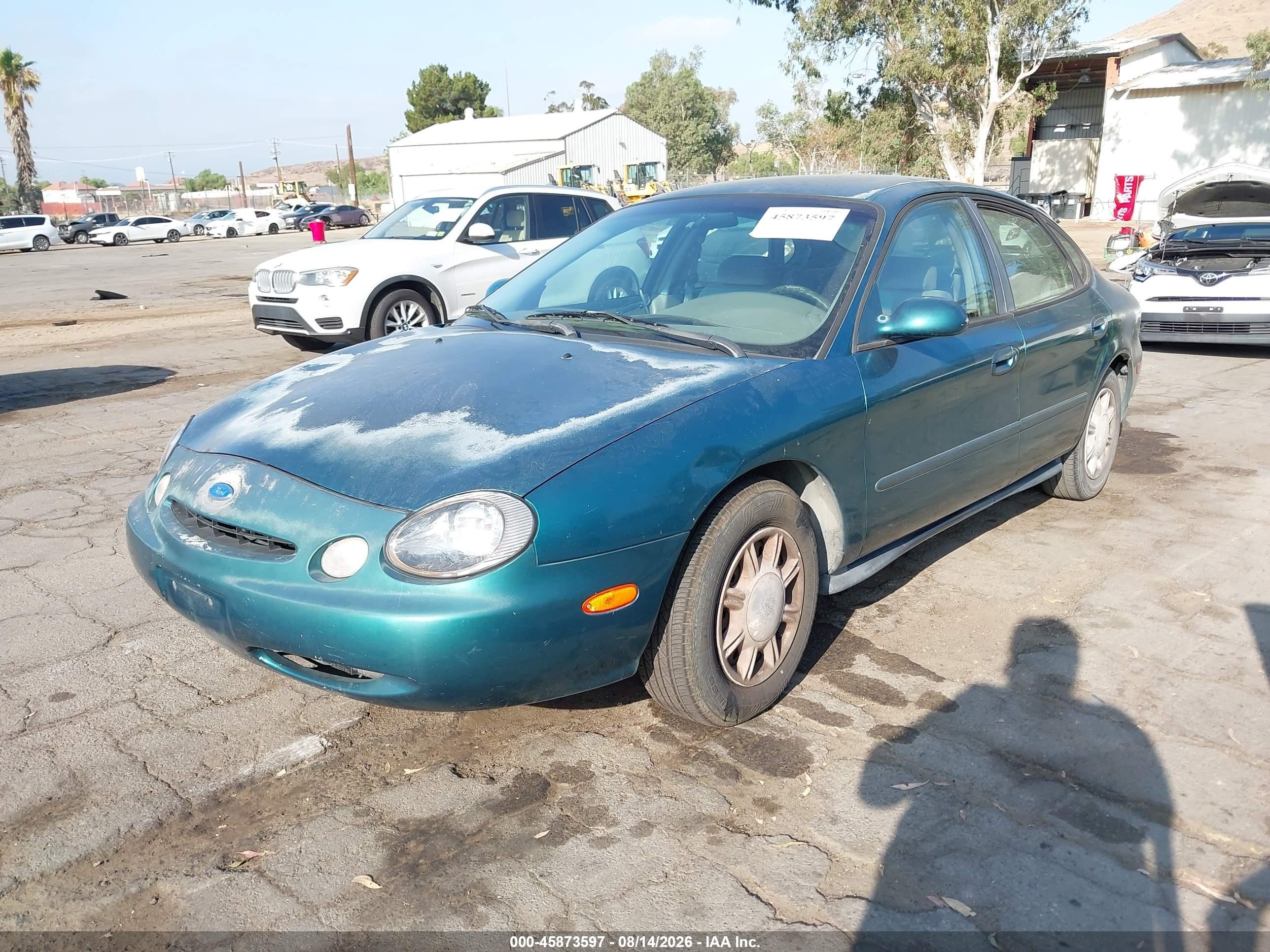 1997 Ford Taurus Gl Зеленый vin: 1FALP52U5VA214110