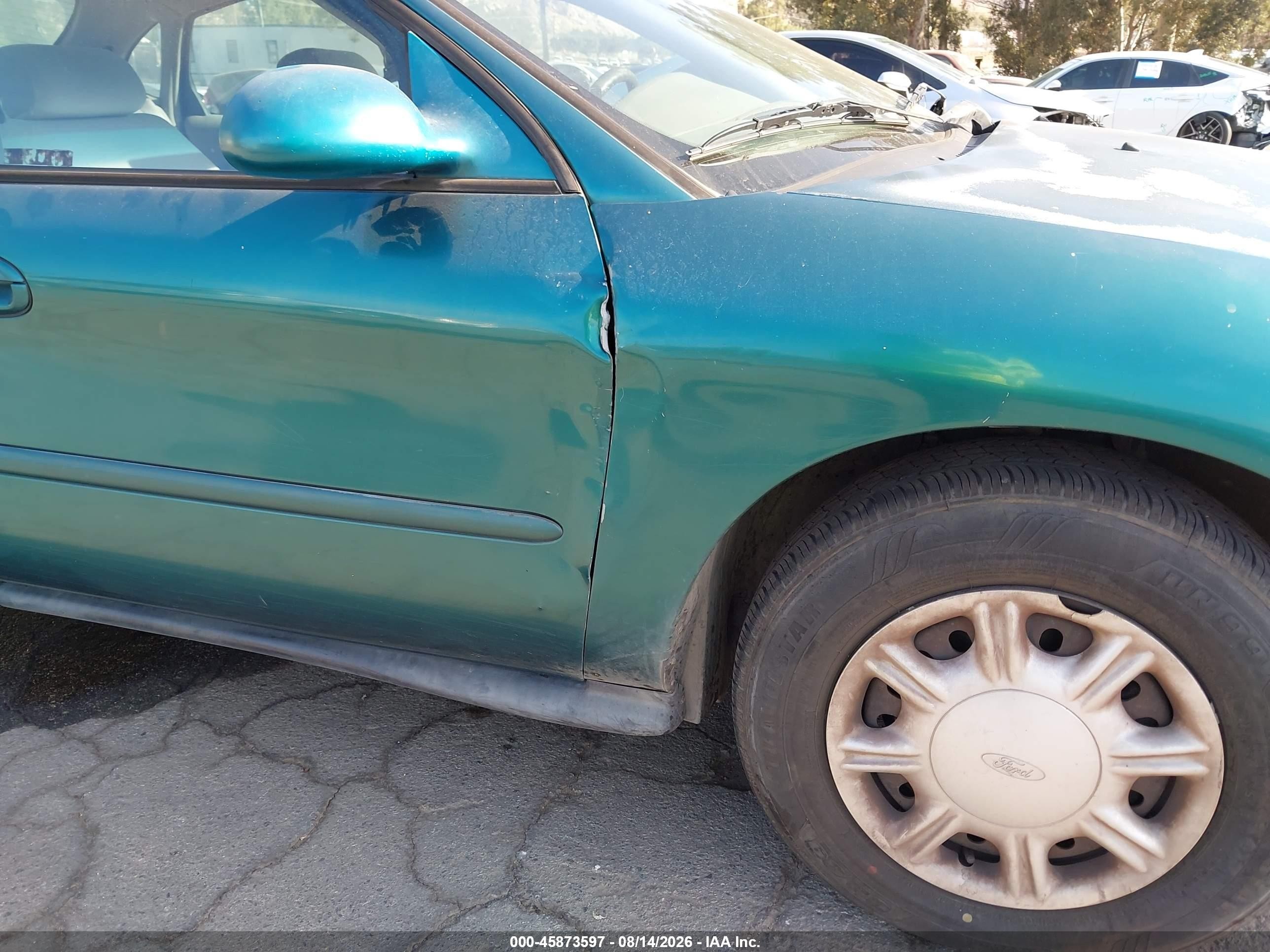 1997 Ford Taurus Gl Зеленый vin: 1FALP52U5VA214110