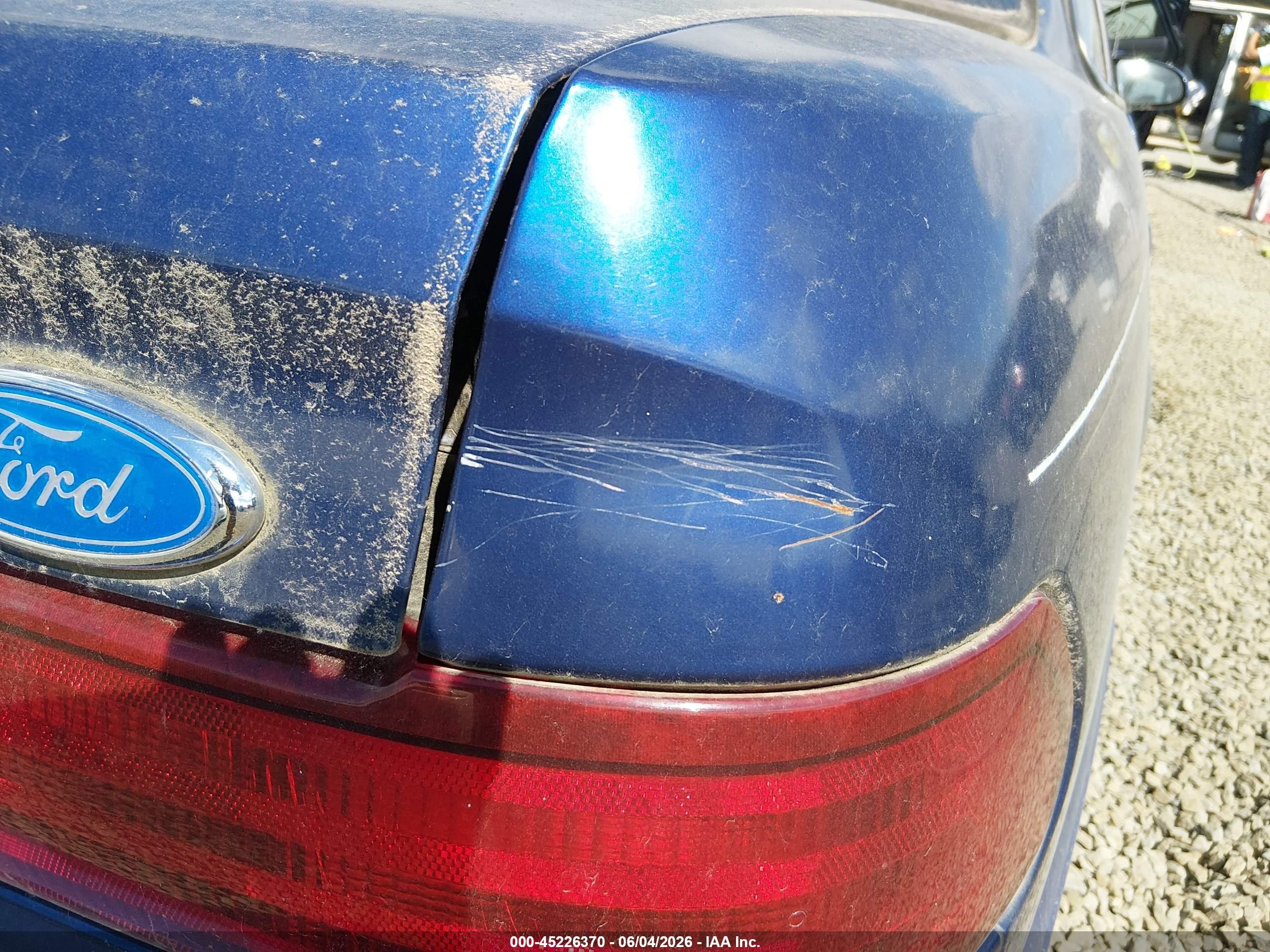 1995 Ford Taurus Gl/se Синий vin: 1FALP52U7SG177344