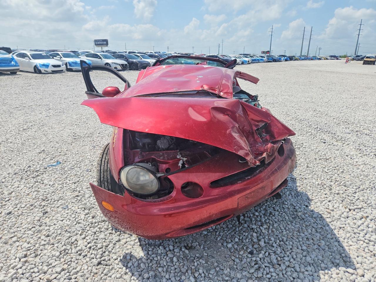 1997 Ford Taurus Gl Red vin: 1FALP52U7VA129396