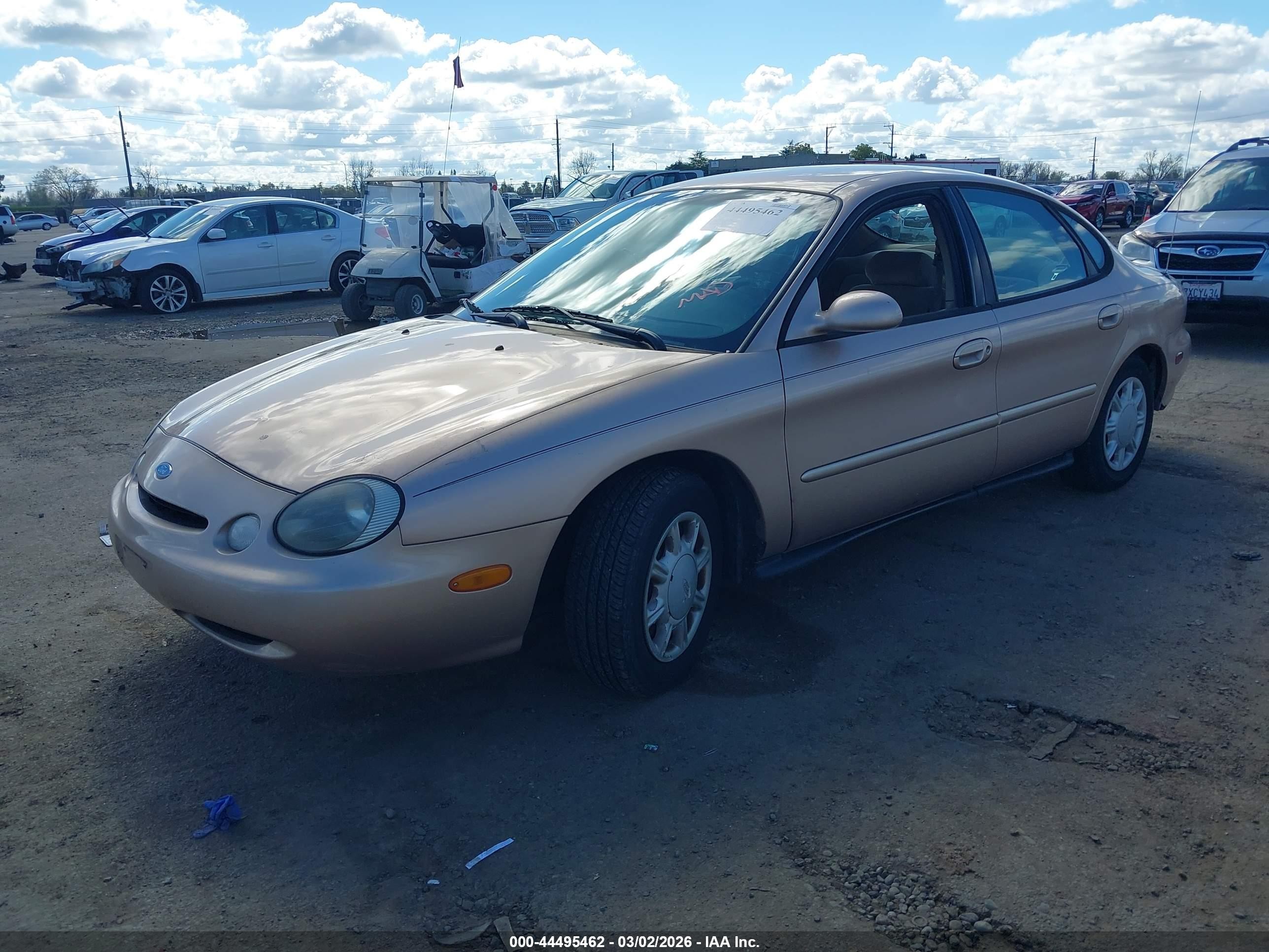 1997 Ford Taurus Gl Gold vin: 1FALP52U7VG116418