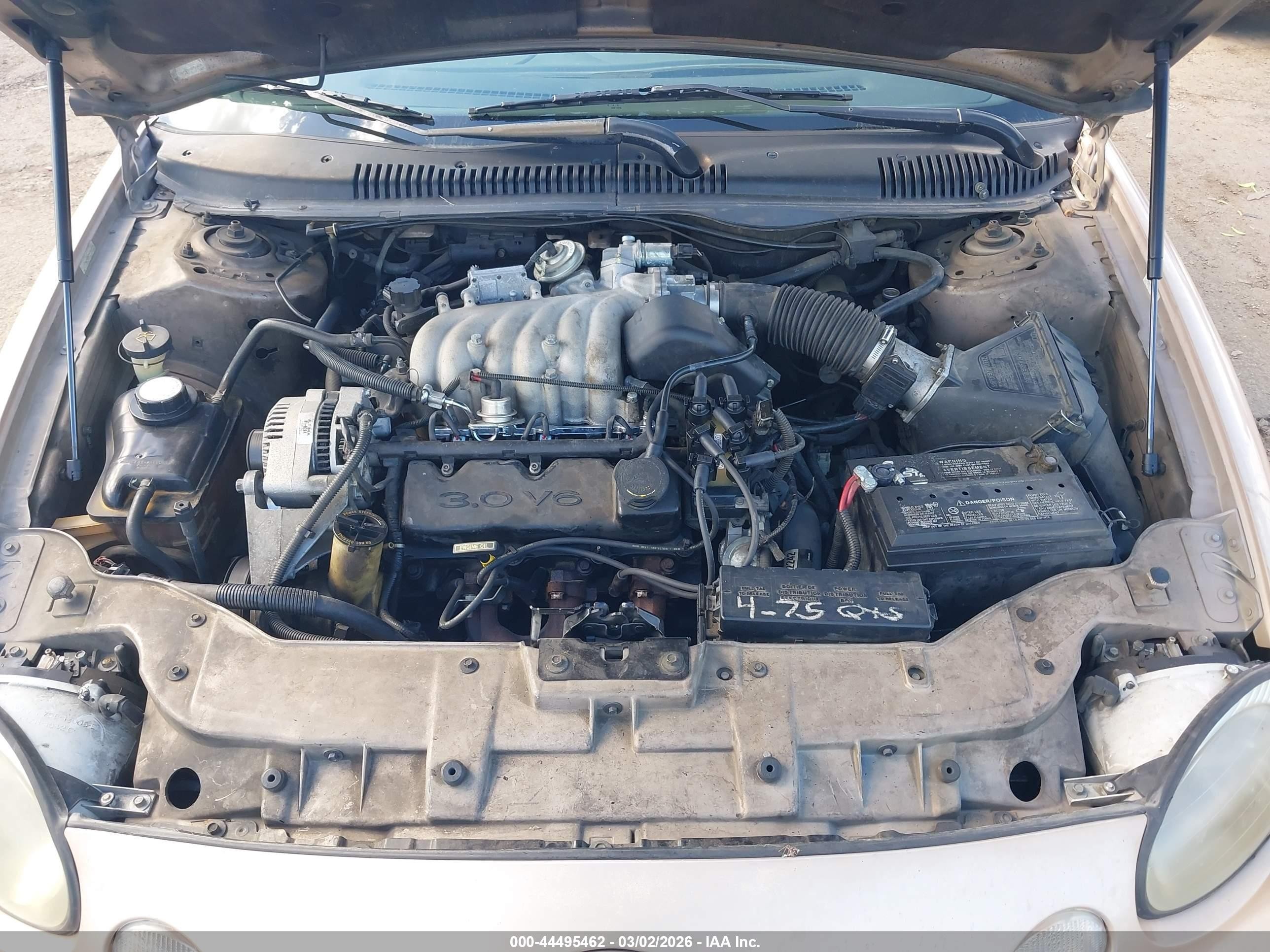 1997 Ford Taurus Gl Gold vin: 1FALP52U7VG116418