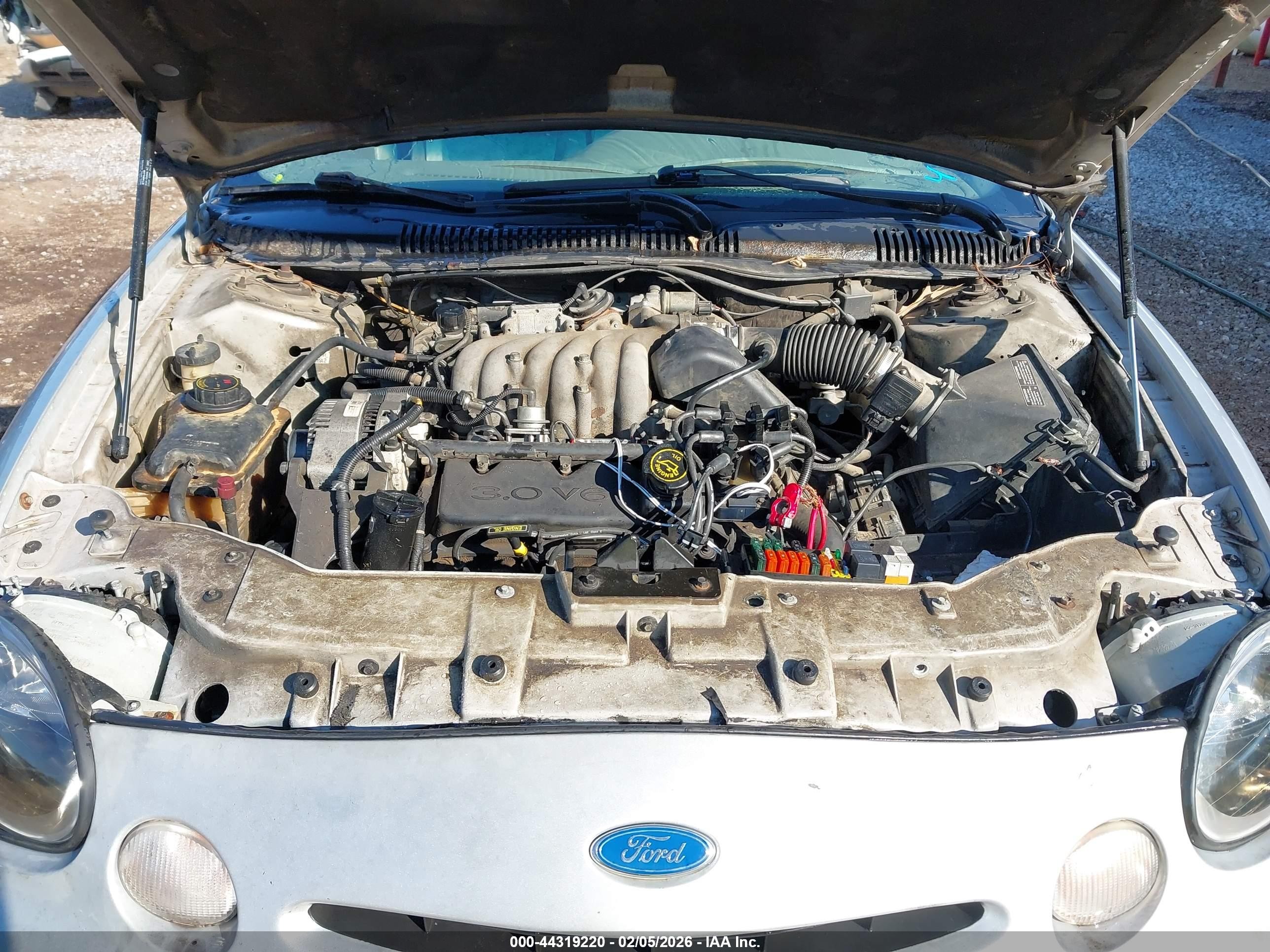 1996 Ford Taurus Gl Silver vin: 1FALP52U8TA148228