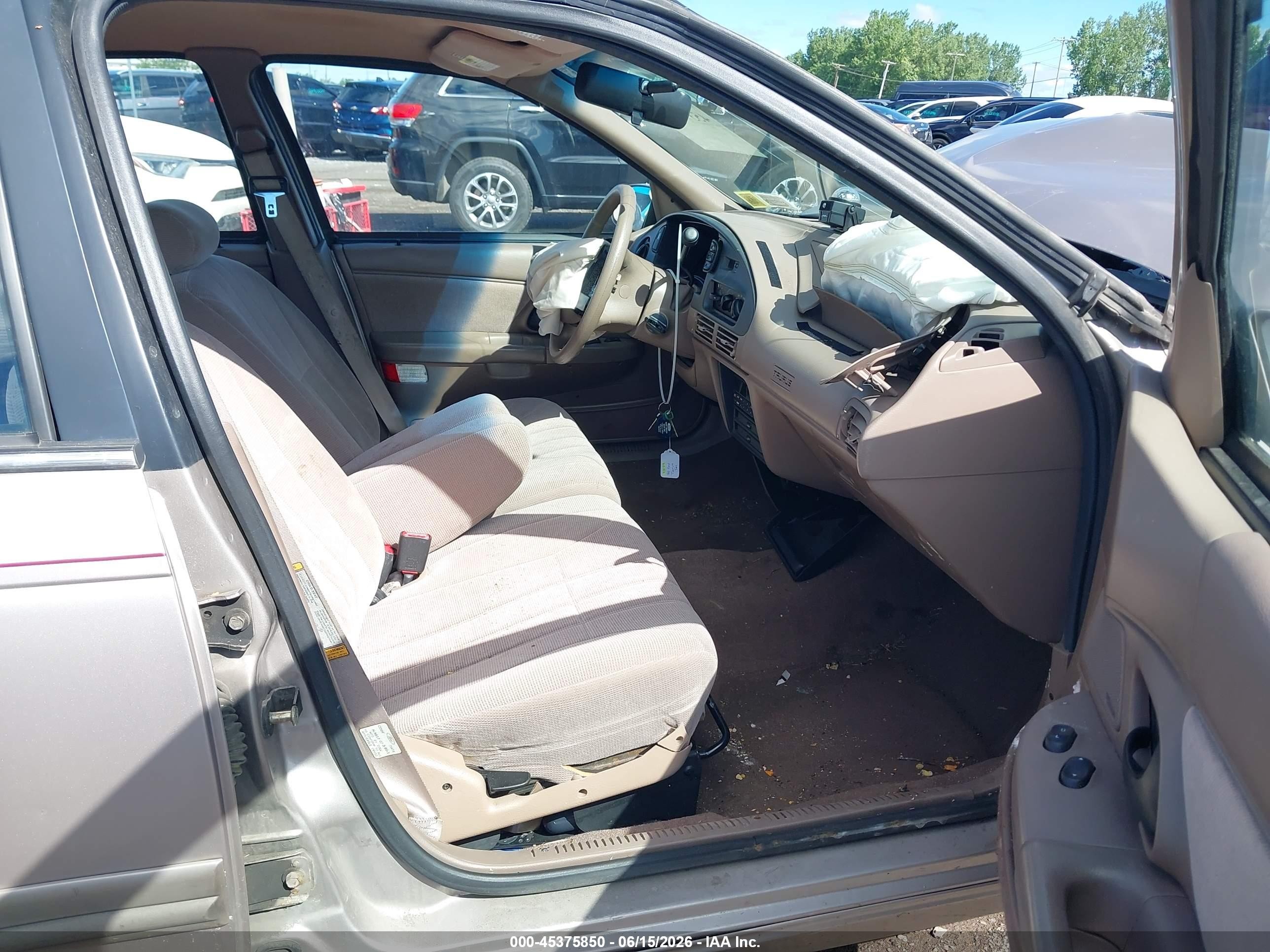 1995 Ford Taurus Gl/se Beige vin: 1FALP52U9SG248561