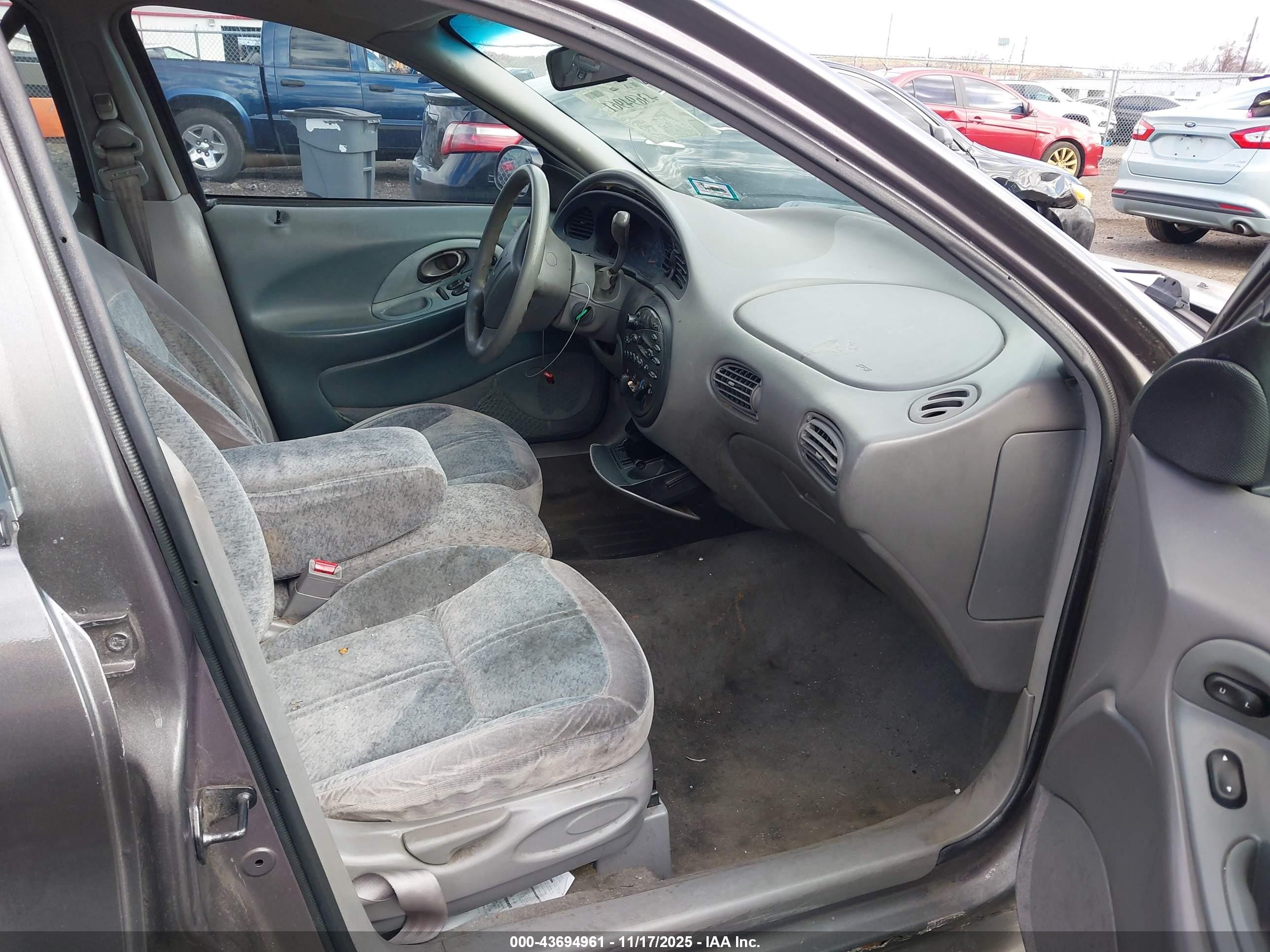 1996 Ford Taurus Gl Gray vin: 1FALP52U9TA199317