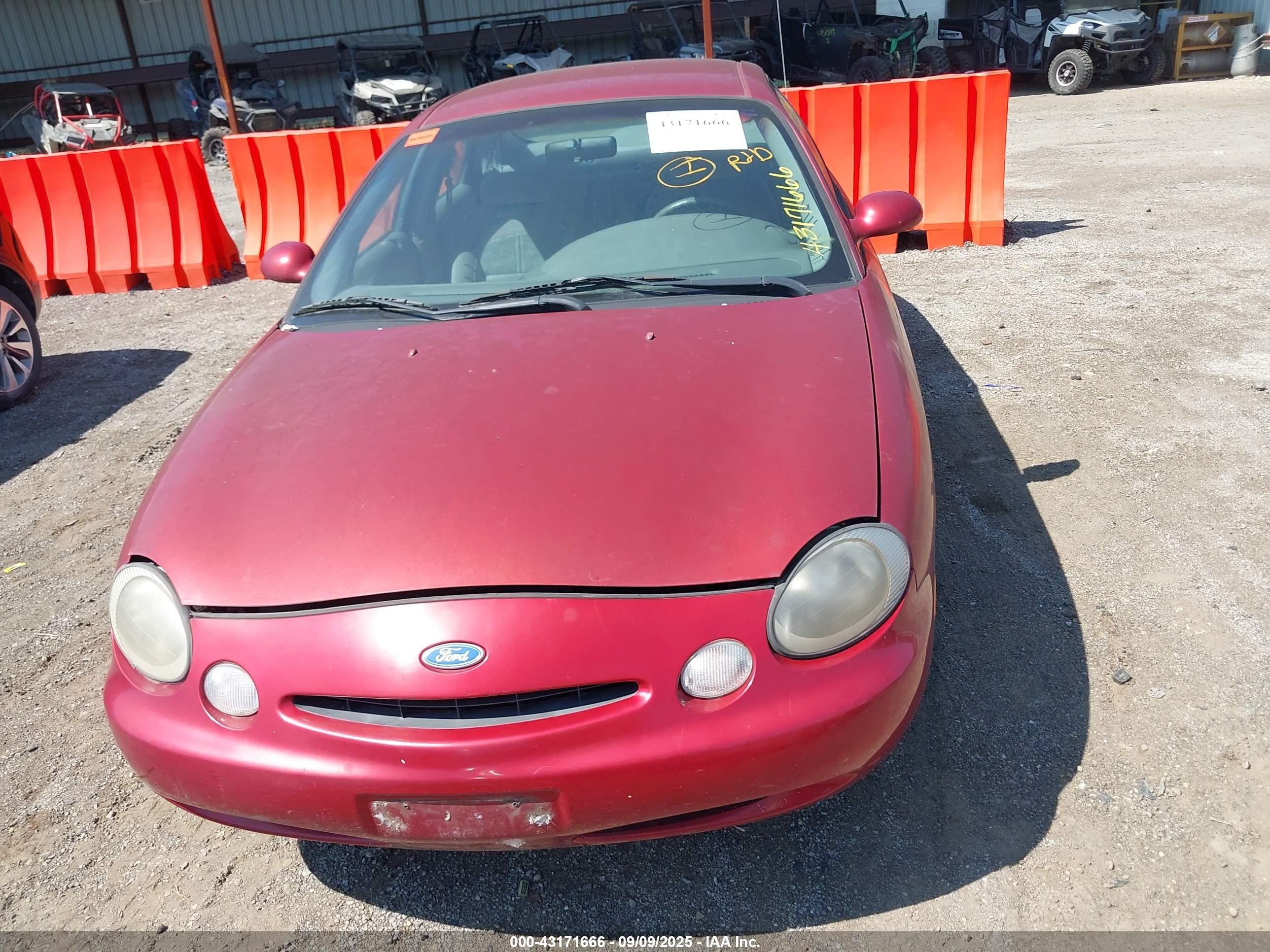 1996 Ford Taurus Gl Red vin: 1FALP52U9TG101769