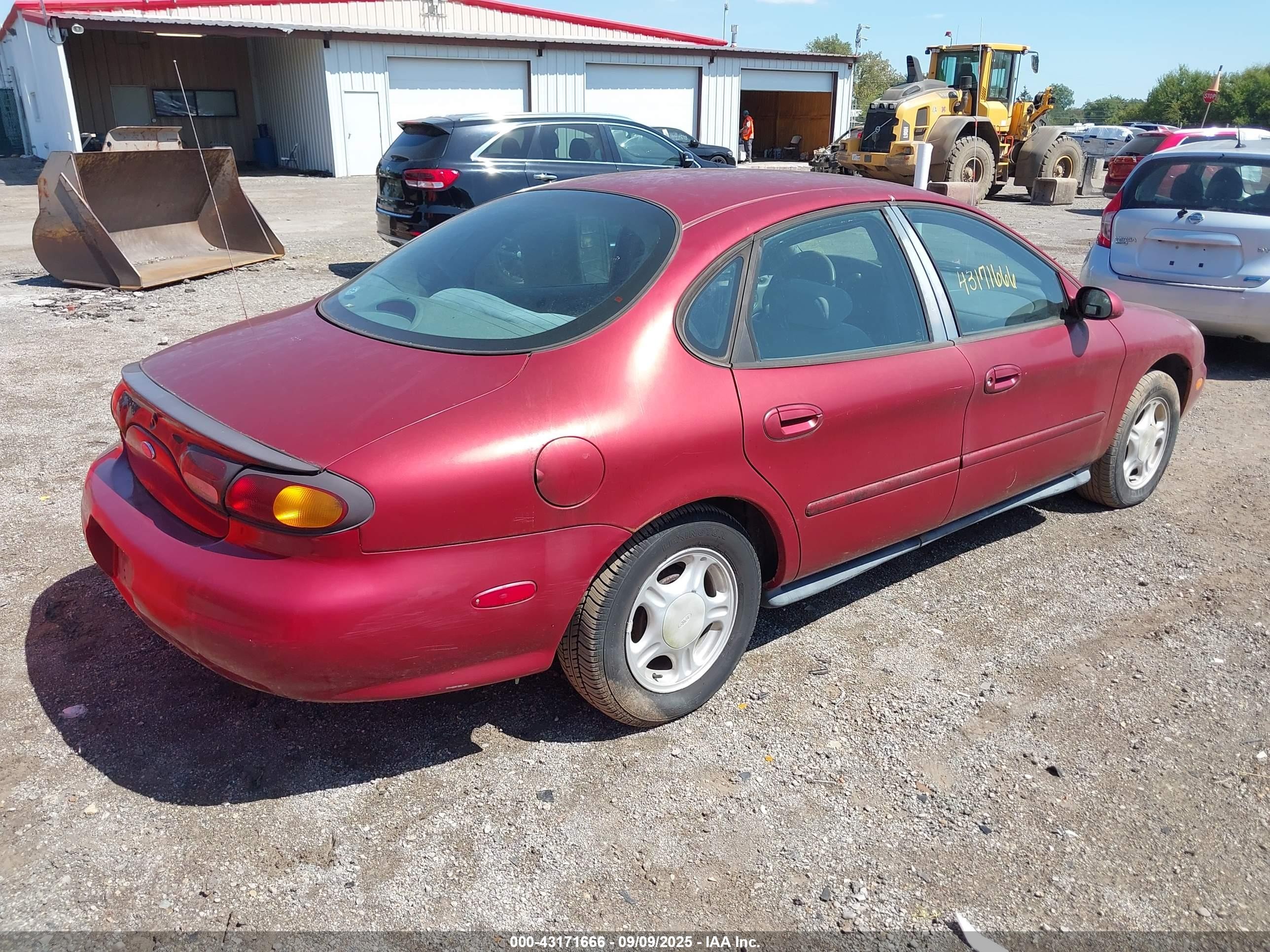 1996 Ford Taurus Gl Red vin: 1FALP52U9TG101769