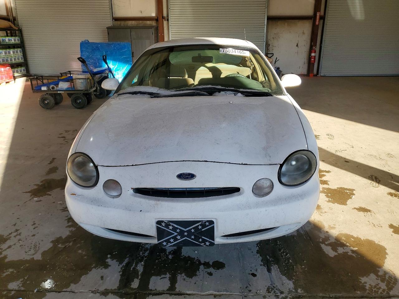 1996 Ford Taurus Gl White vin: 1FALP52UXTA241820