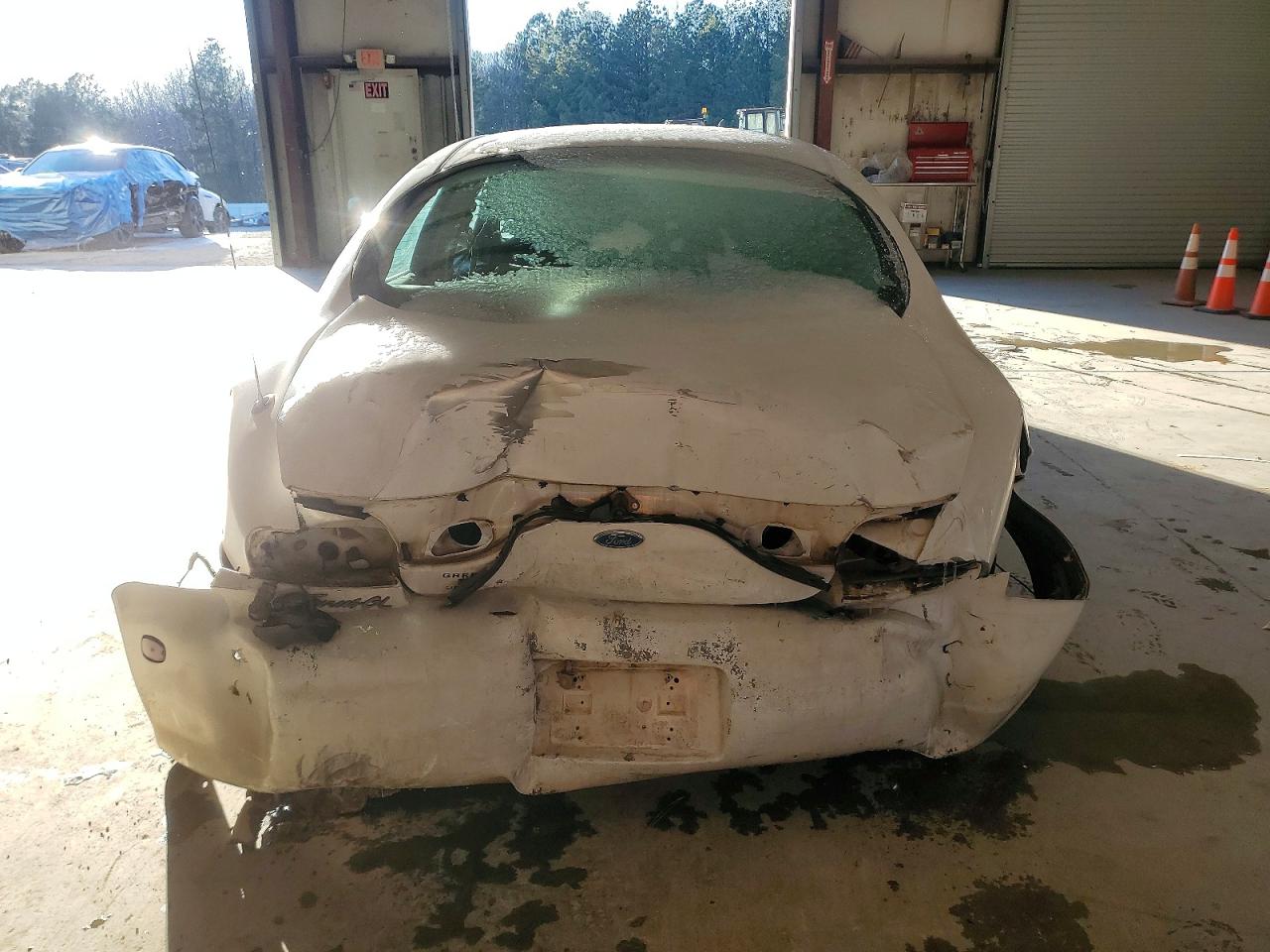 1996 Ford Taurus Gl White vin: 1FALP52UXTA241820