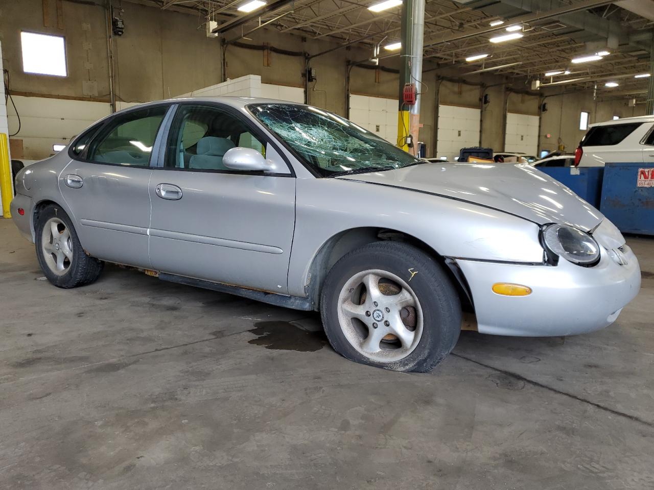 1996 Ford Taurus Gl Silver vin: 1FALP52UXTA308061