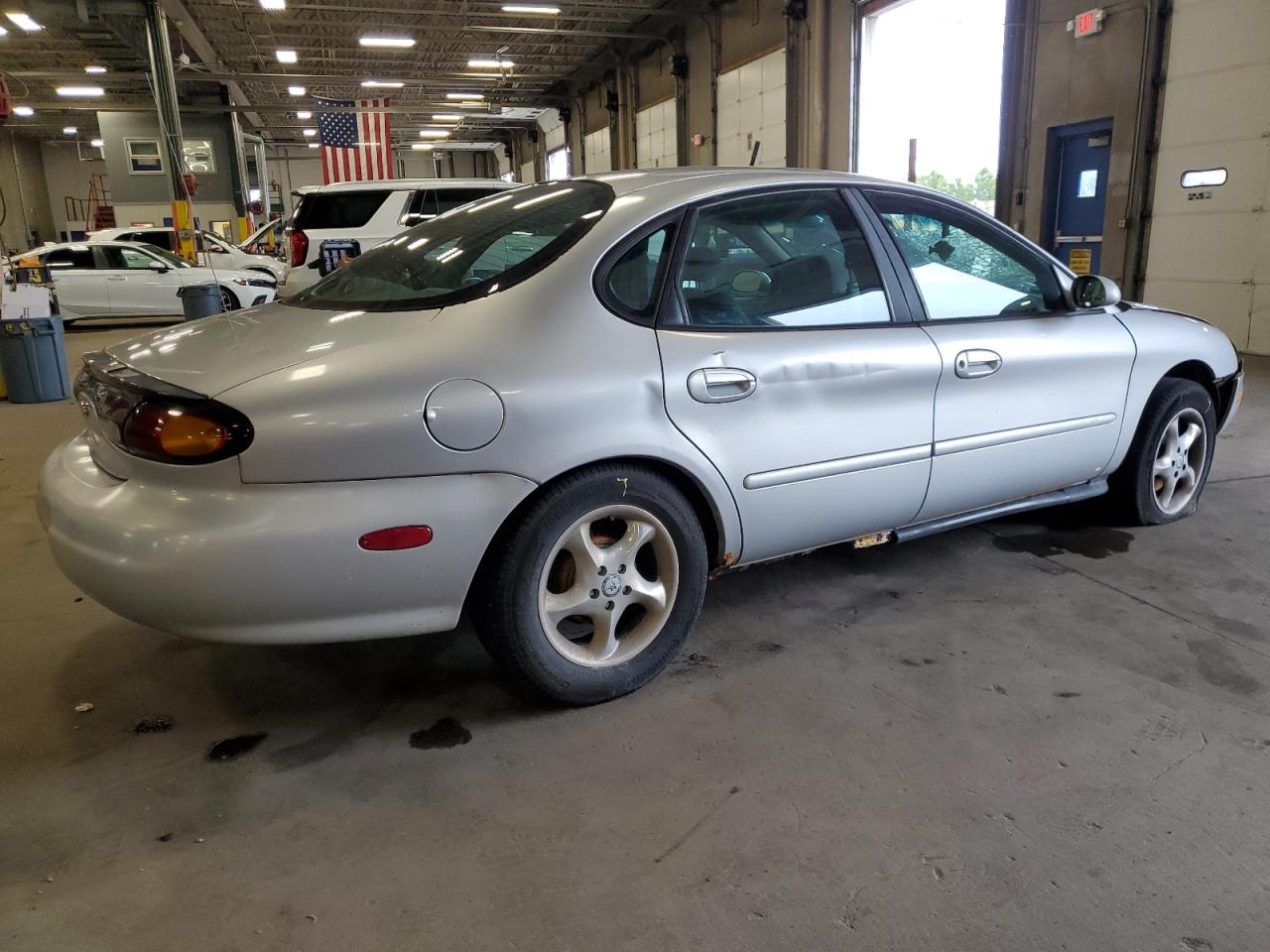 1996 Ford Taurus Gl Silver vin: 1FALP52UXTA308061