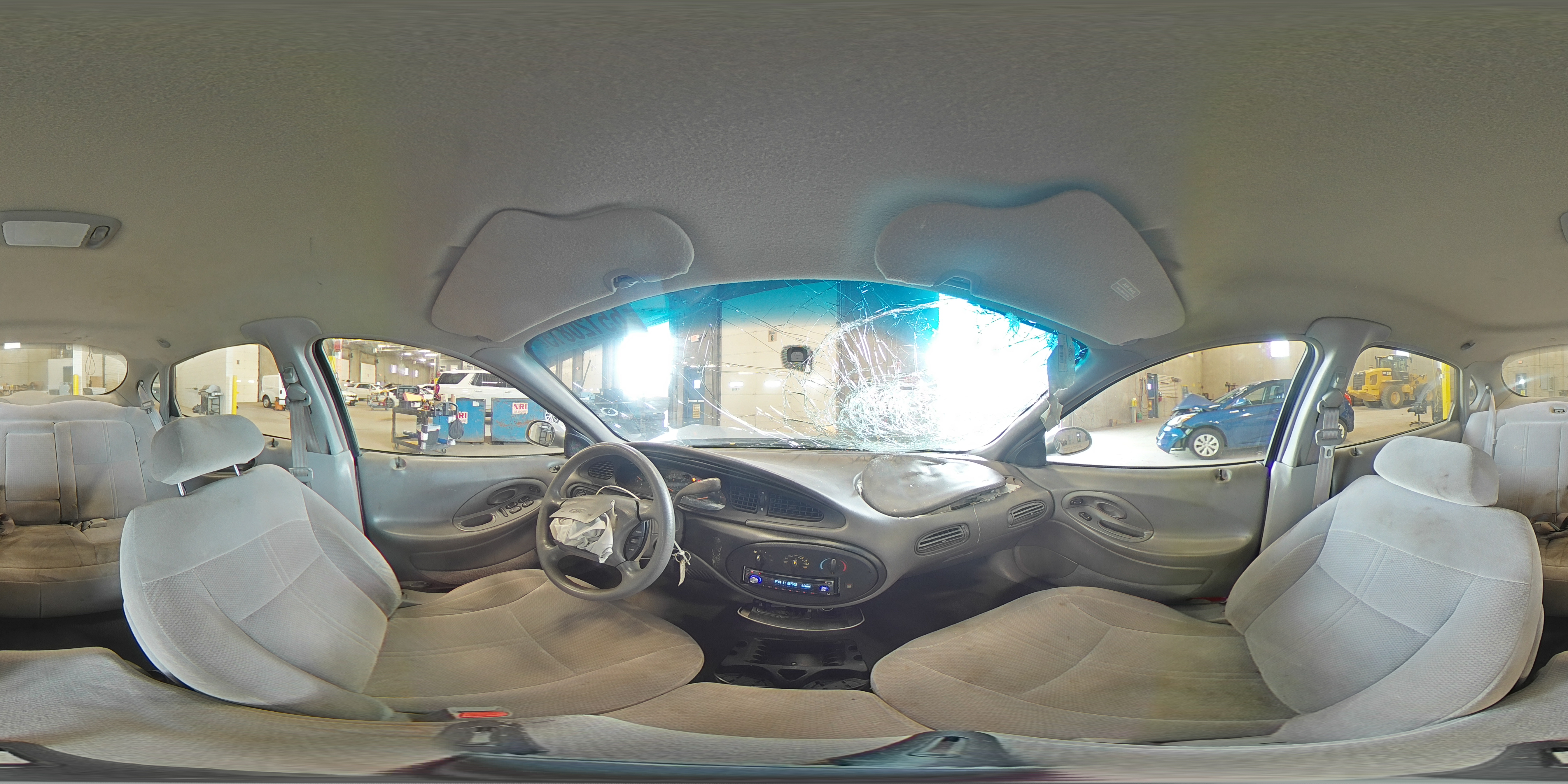 1996 Ford Taurus Gl Silver vin: 1FALP52UXTA308061