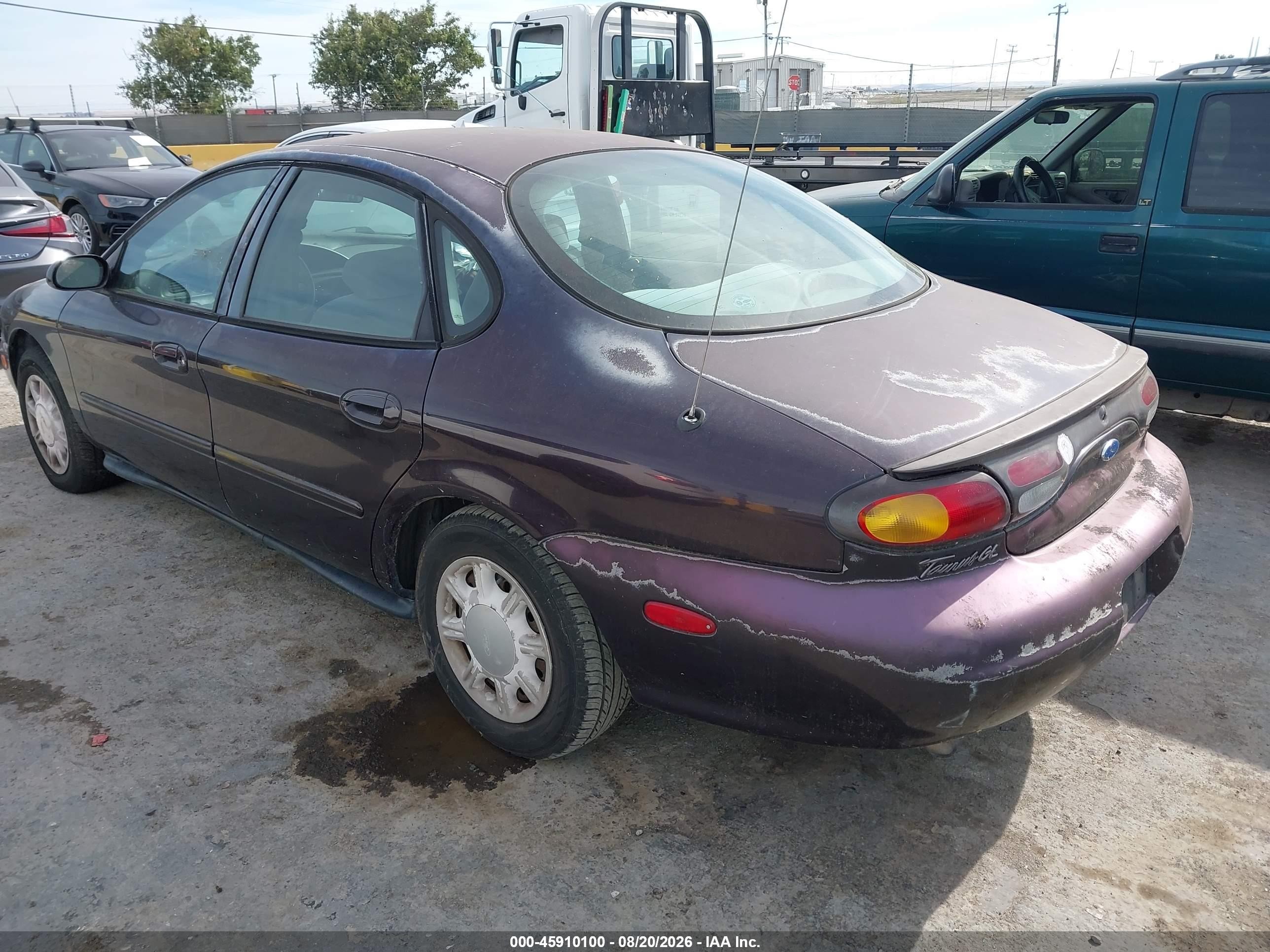 1996 Ford Taurus Gl Purple vin: 1FALP52UXTG109556