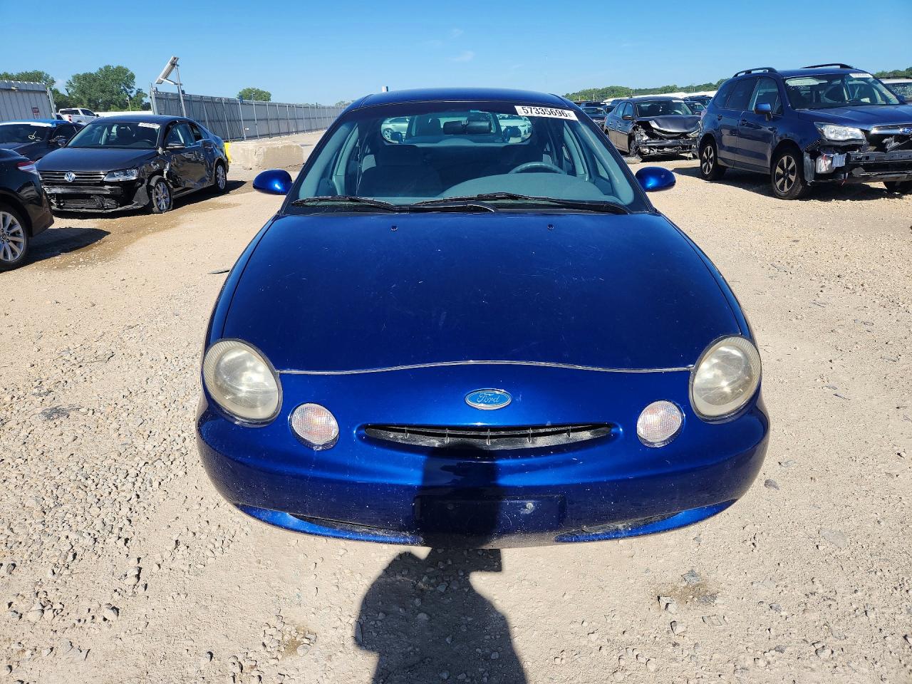 1996 Ford Taurus Gl Blue vin: 1FALP52UXTG161477