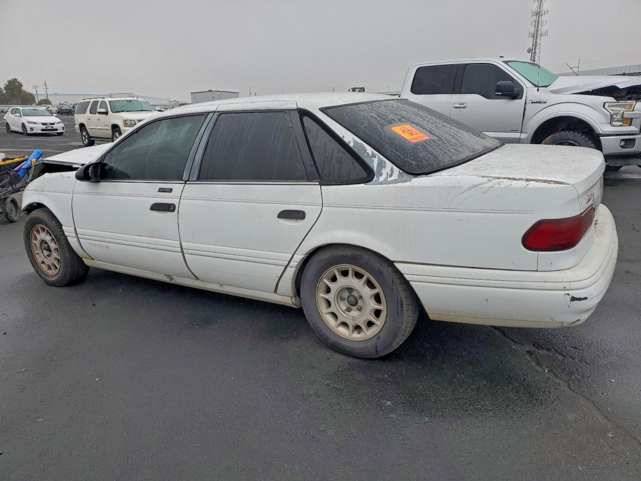 1992 Ford Taurus Lx White vin: 1FALP5342NG231135