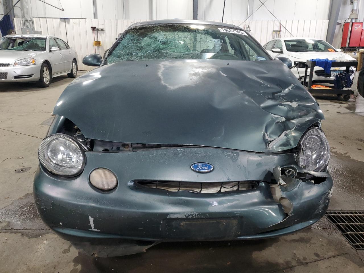 1996 Ford Taurus Lx Green vin: 1FALP53S2TA140235