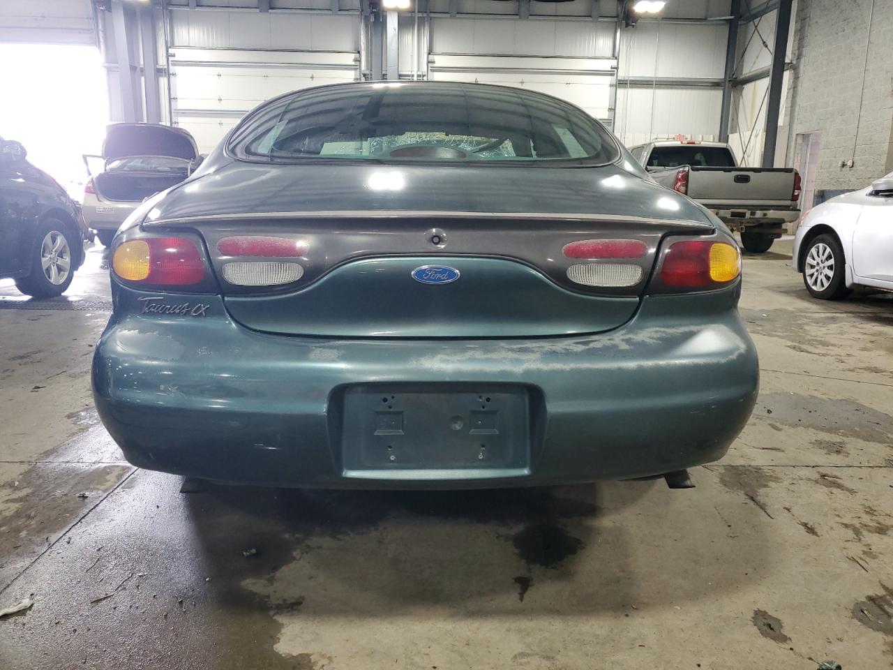 1996 Ford Taurus Lx Green vin: 1FALP53S2TA140235