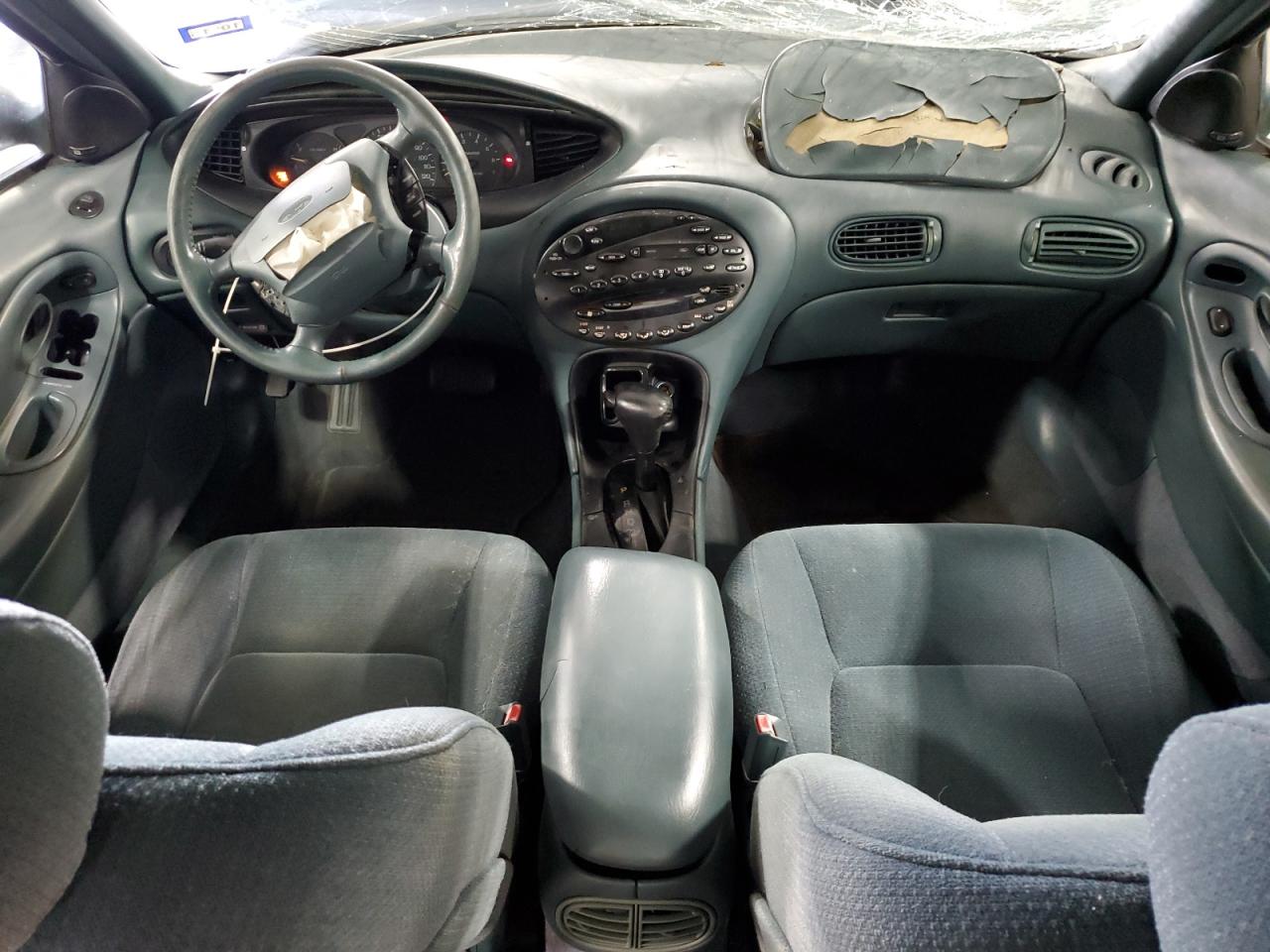 1996 Ford Taurus Lx Green vin: 1FALP53S2TA140235