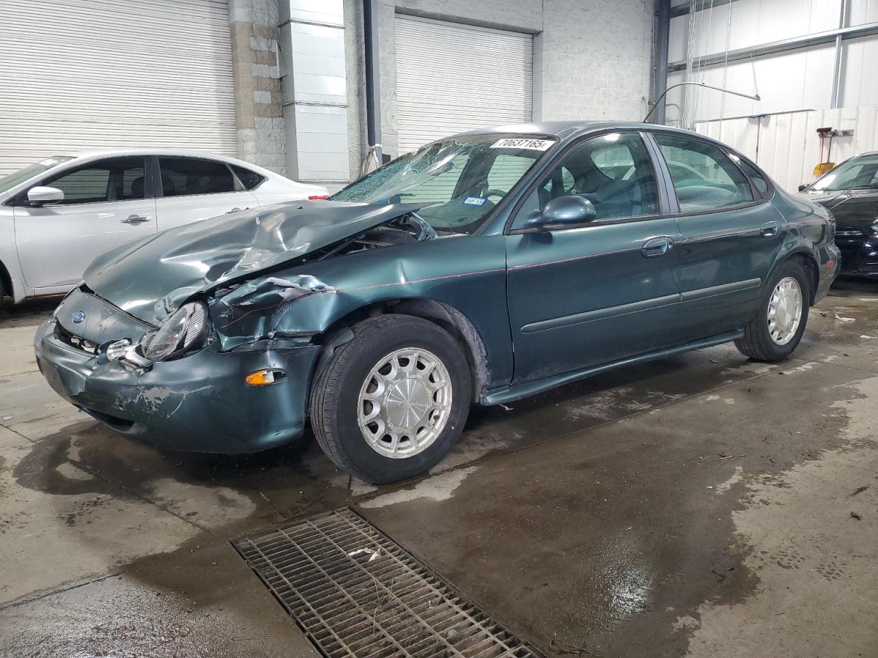 1996 Ford Taurus Lx Green vin: 1FALP53S2TA140235