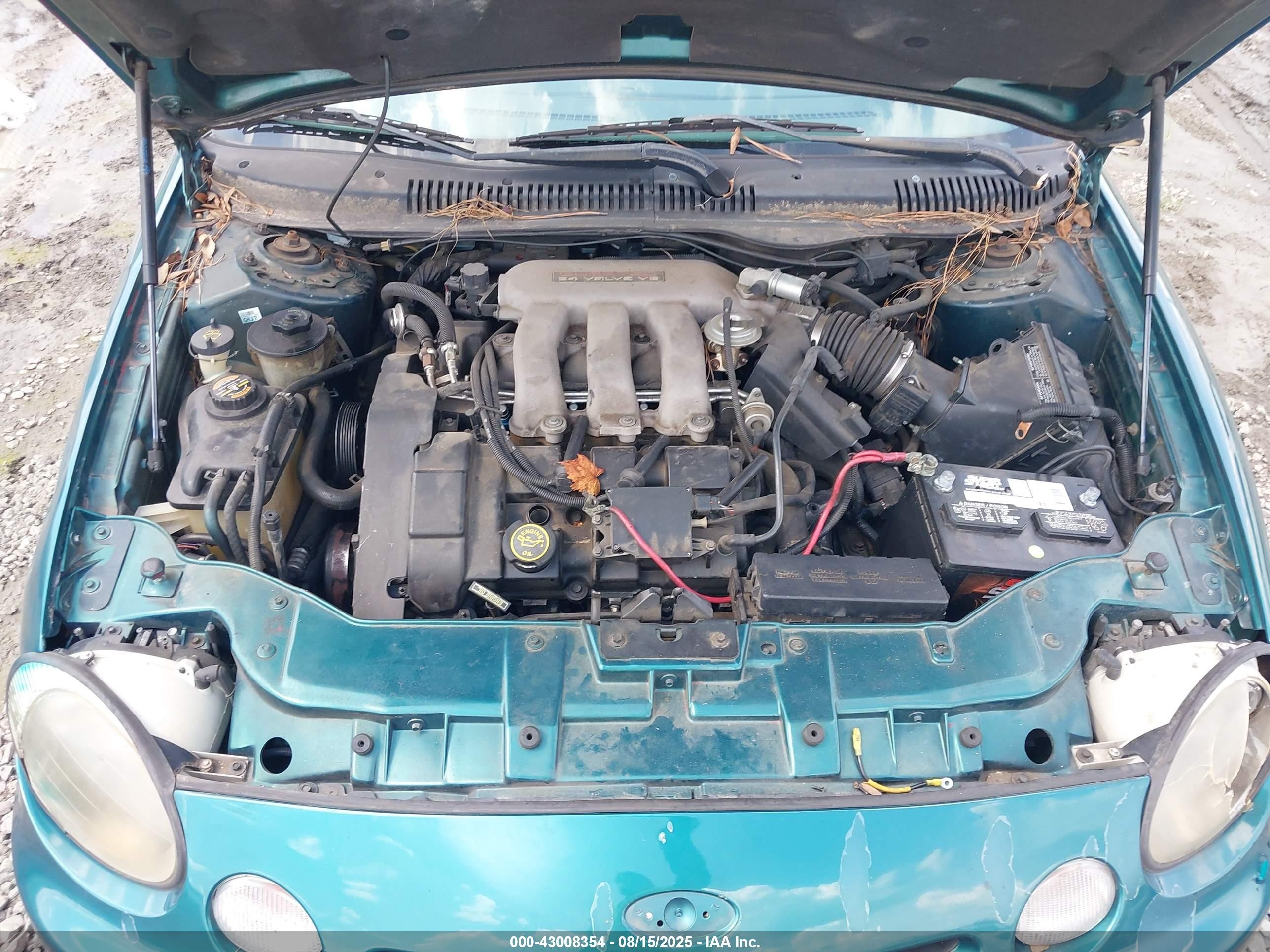 1996 Ford Taurus Lx Green vin: 1FALP53S7TA250844