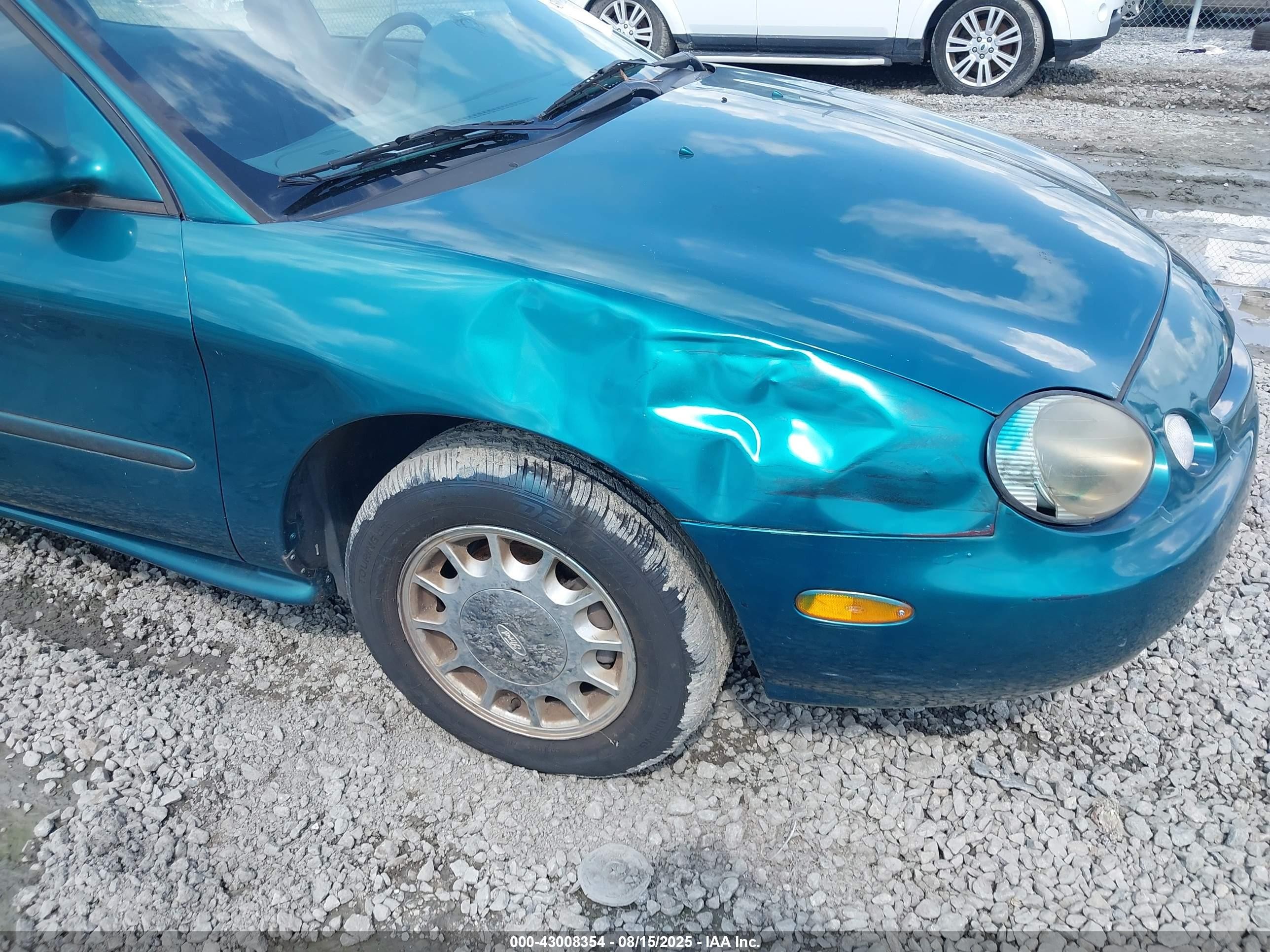 1996 Ford Taurus Lx Green vin: 1FALP53S7TA250844