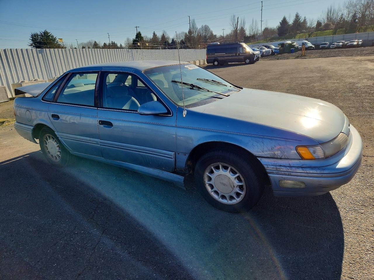1992 Ford Taurus Lx Blue vin: 1FALP53U3NG244766
