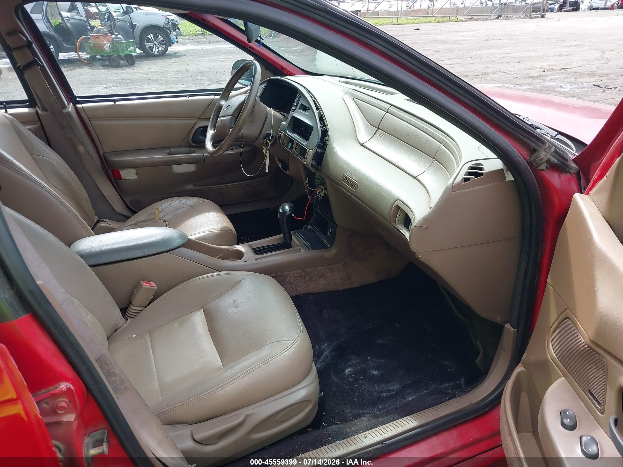1993 Ford Taurus Sho Red vin: 1FALP54P0PA317638