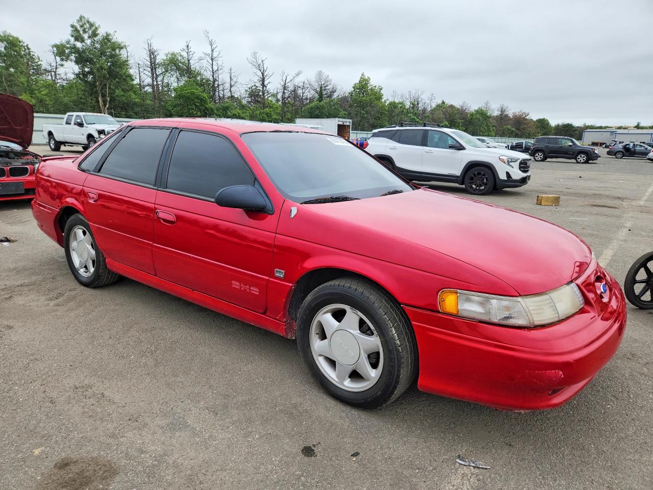 1995 Ford Taurus Sho Red vin: 1FALP54P6SA133376
