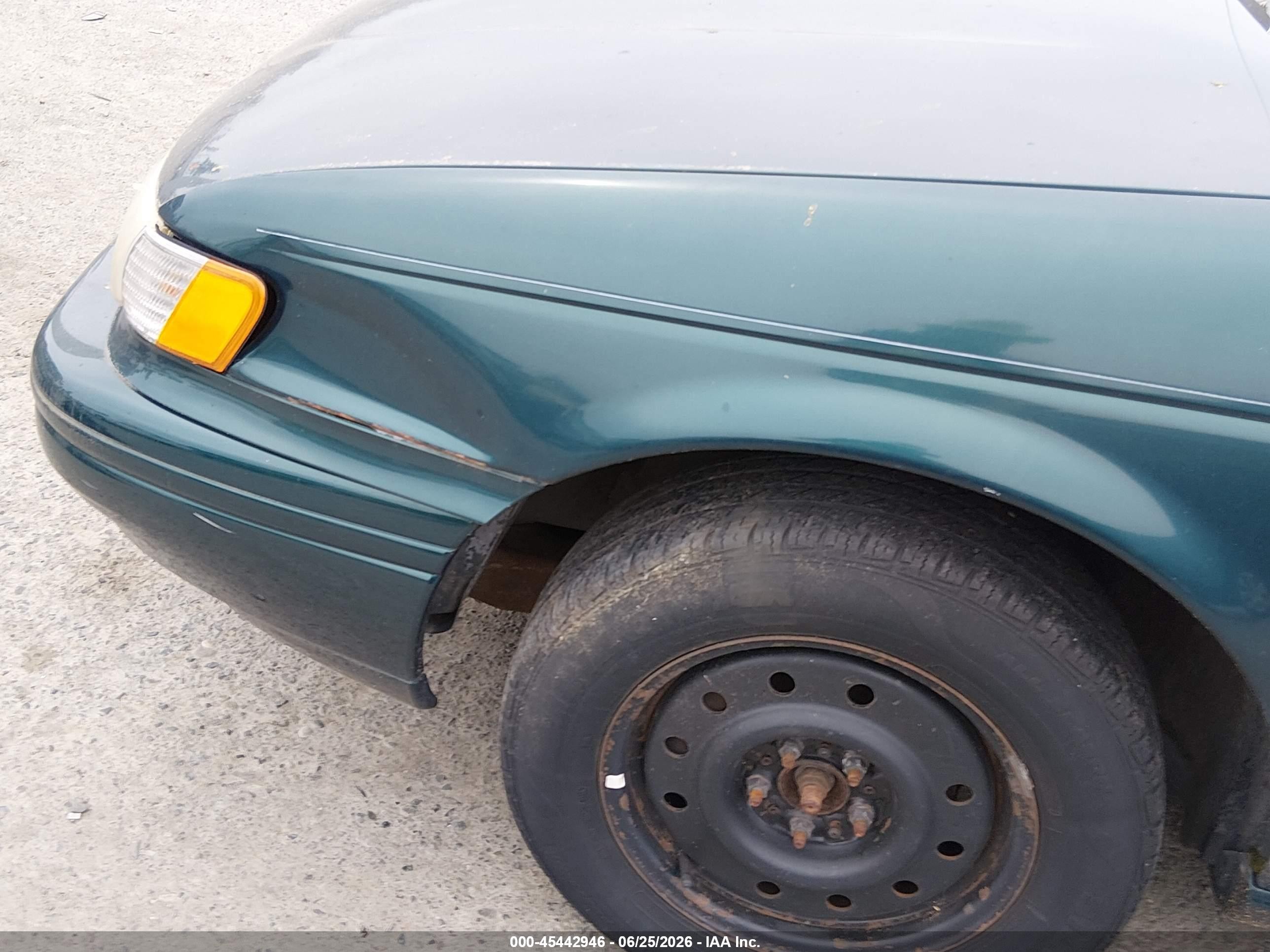 1994 Ford Taurus Gl Green vin: 1FALP5742RG112033