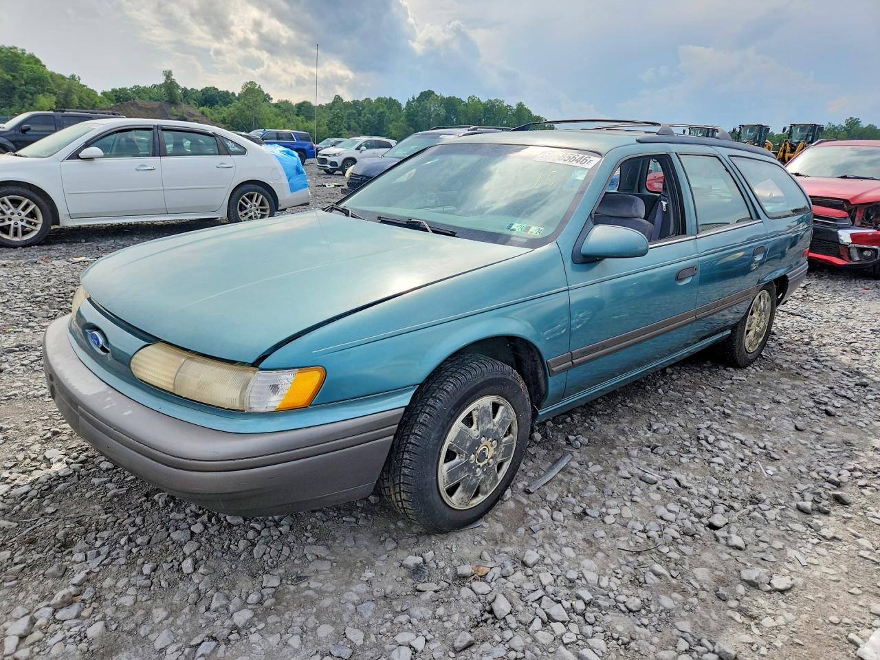 1992 Ford Taurus Gl Зеленый vin: 1FALP5747NA214733