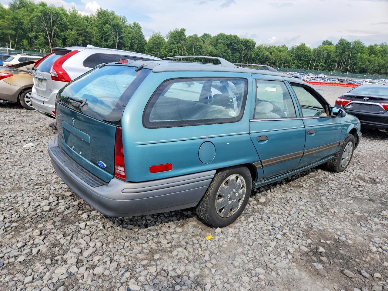 1992 Ford Taurus Gl Green vin: 1FALP5747NA214733