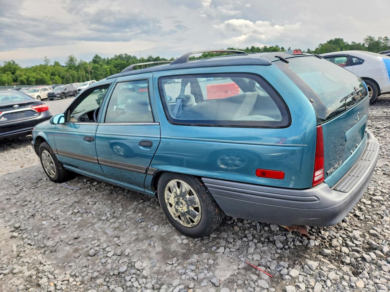 1992 Ford Taurus Gl Green vin: 1FALP5747NA214733