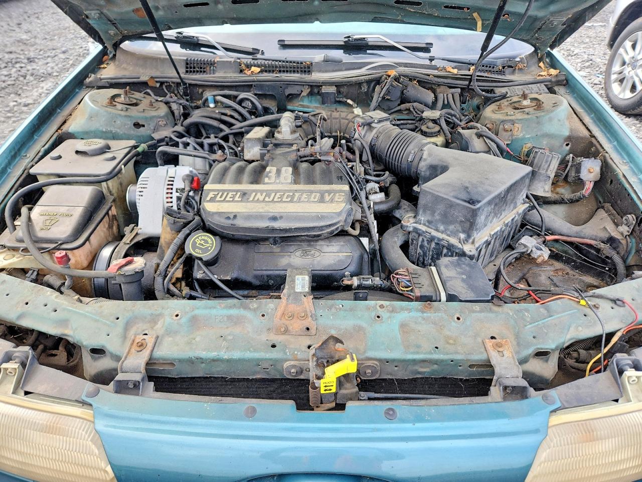 1992 Ford Taurus Gl Green vin: 1FALP5747NA214733