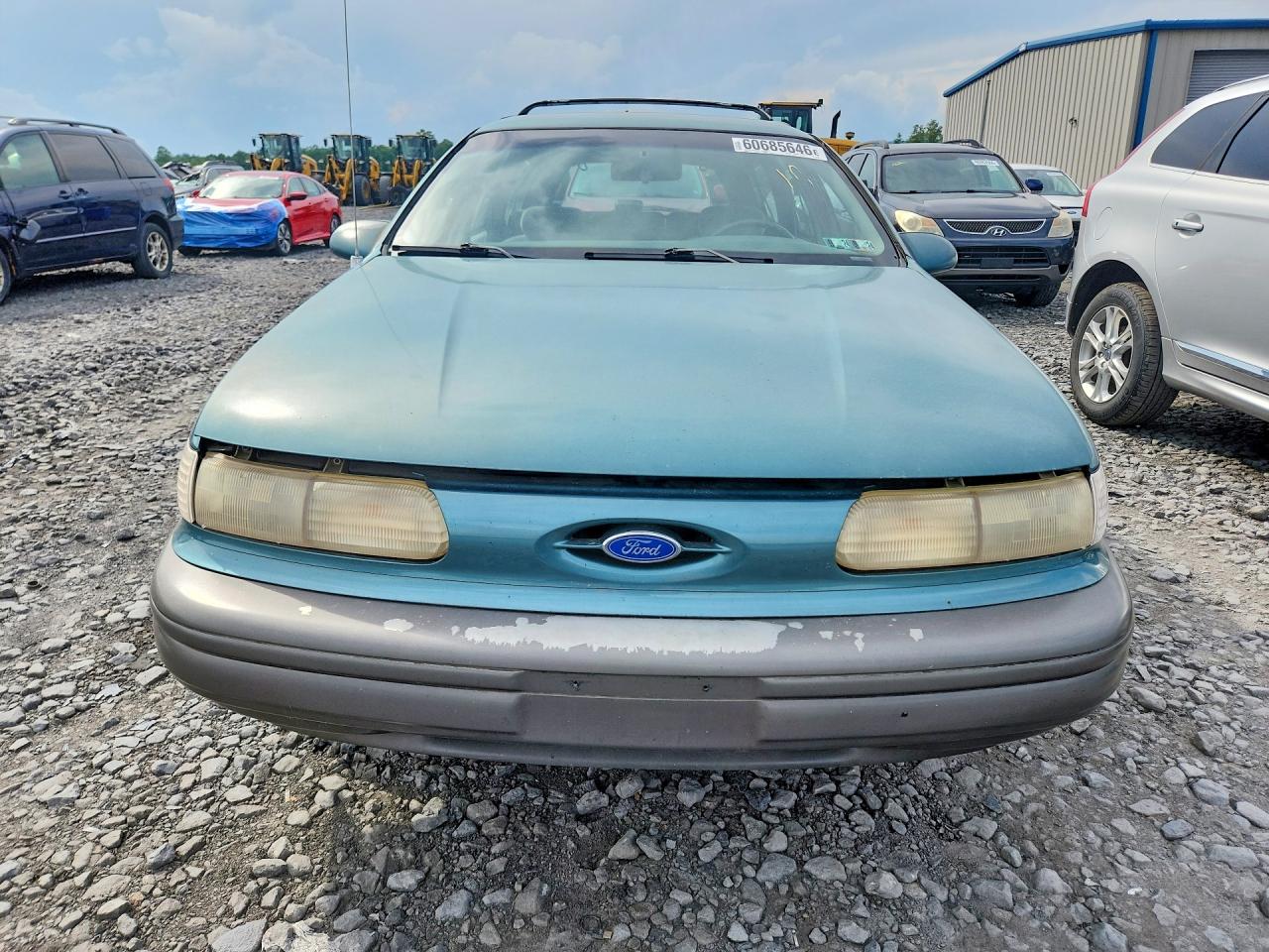 1992 Ford Taurus Gl Green vin: 1FALP5747NA214733