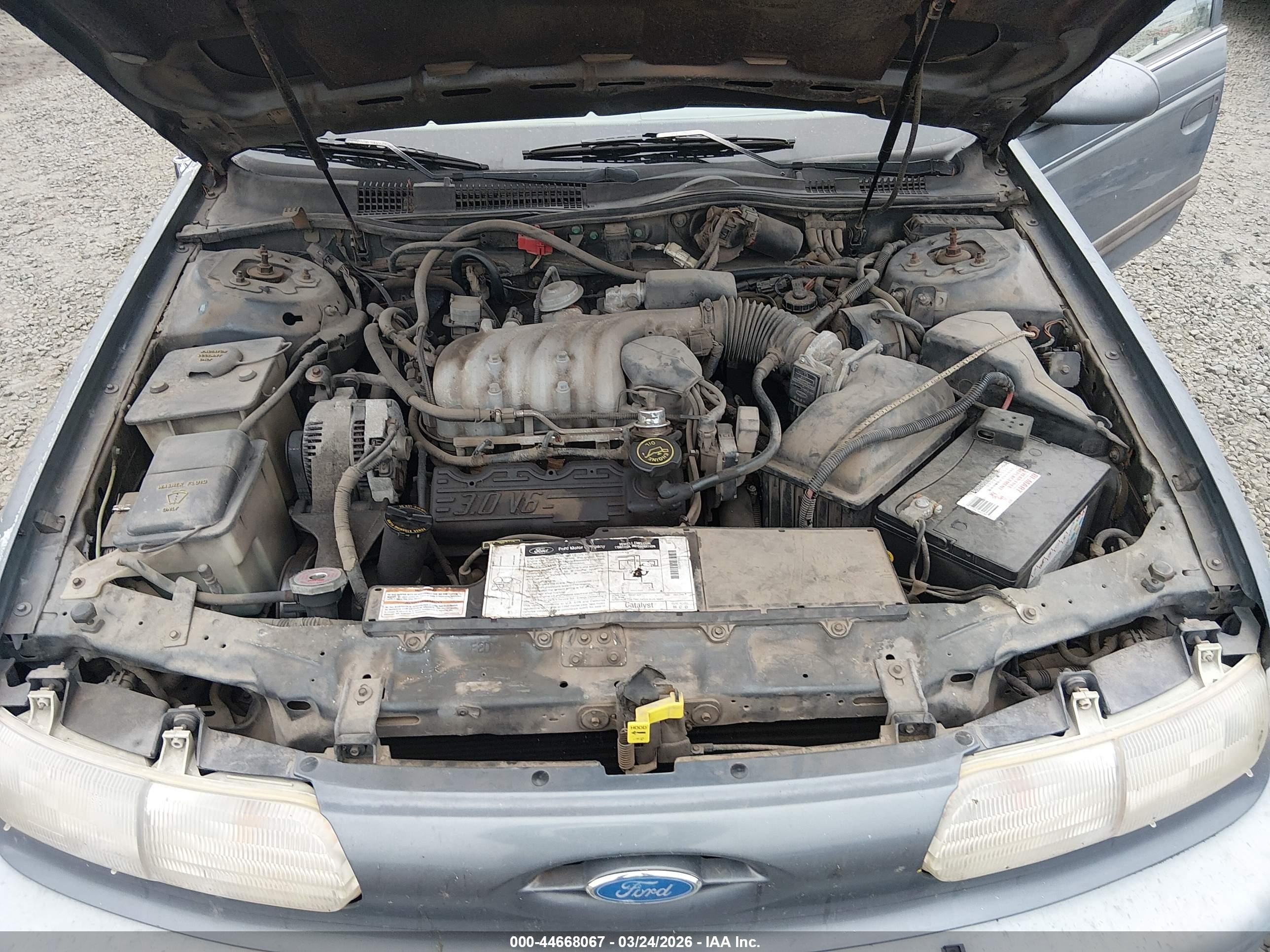 1992 Ford Taurus Gl Blue vin: 1FALP57U0NG175223