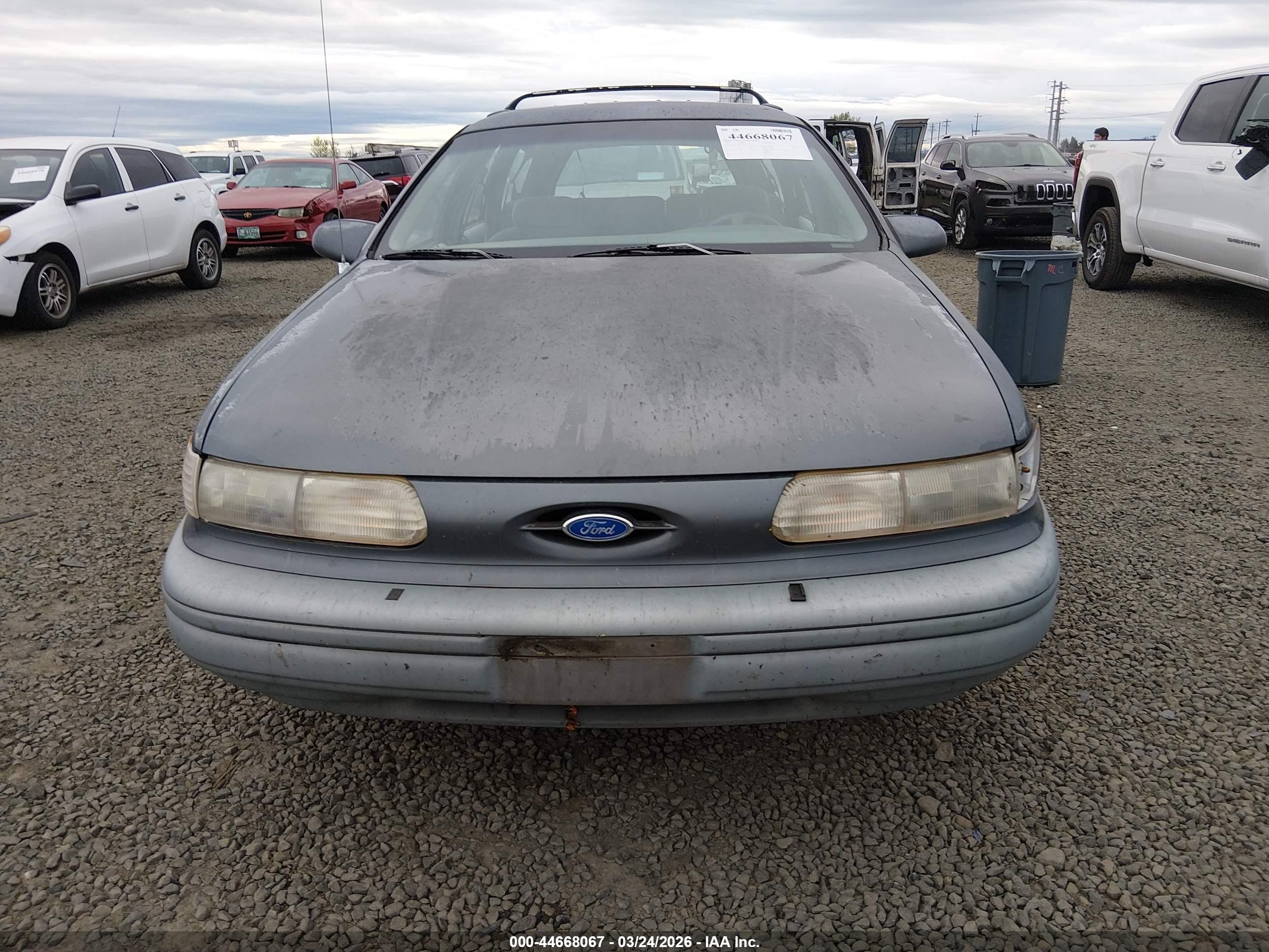 1992 Ford Taurus Gl Blue vin: 1FALP57U0NG175223