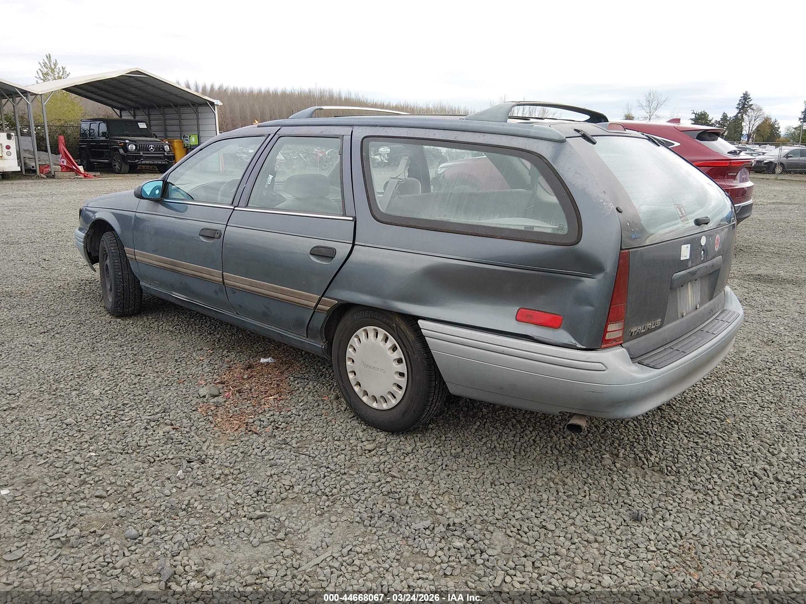 1992 Ford Taurus Gl Blue vin: 1FALP57U0NG175223