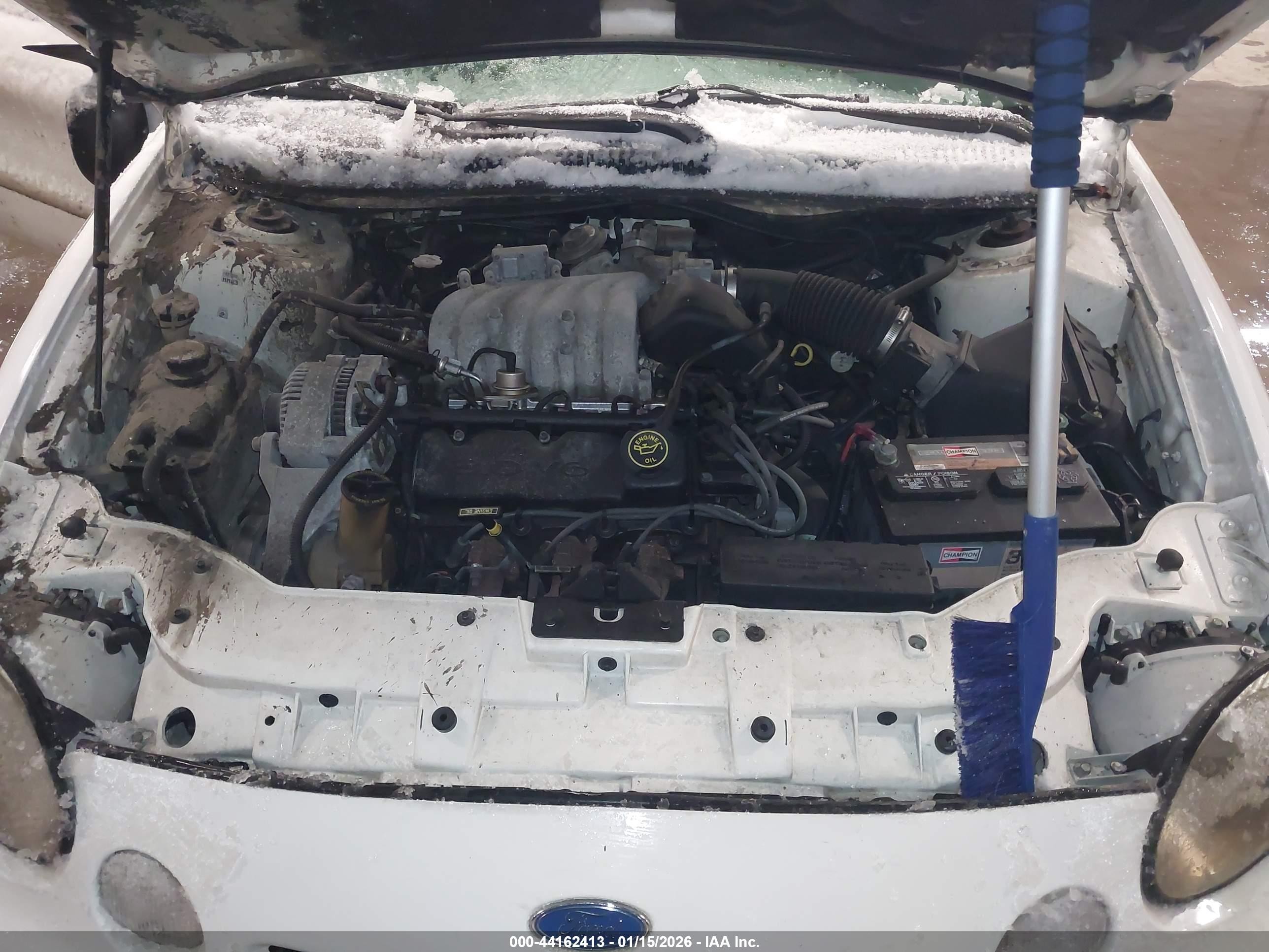 1996 Ford Taurus Gl White vin: 1FALP57U0TA279372