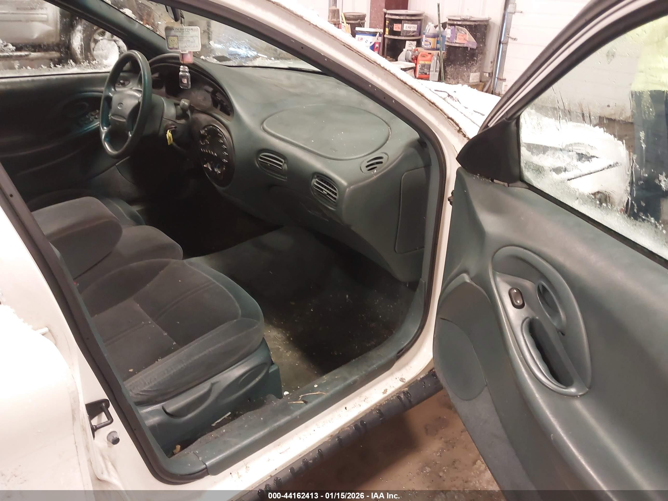 1996 Ford Taurus Gl White vin: 1FALP57U0TA279372