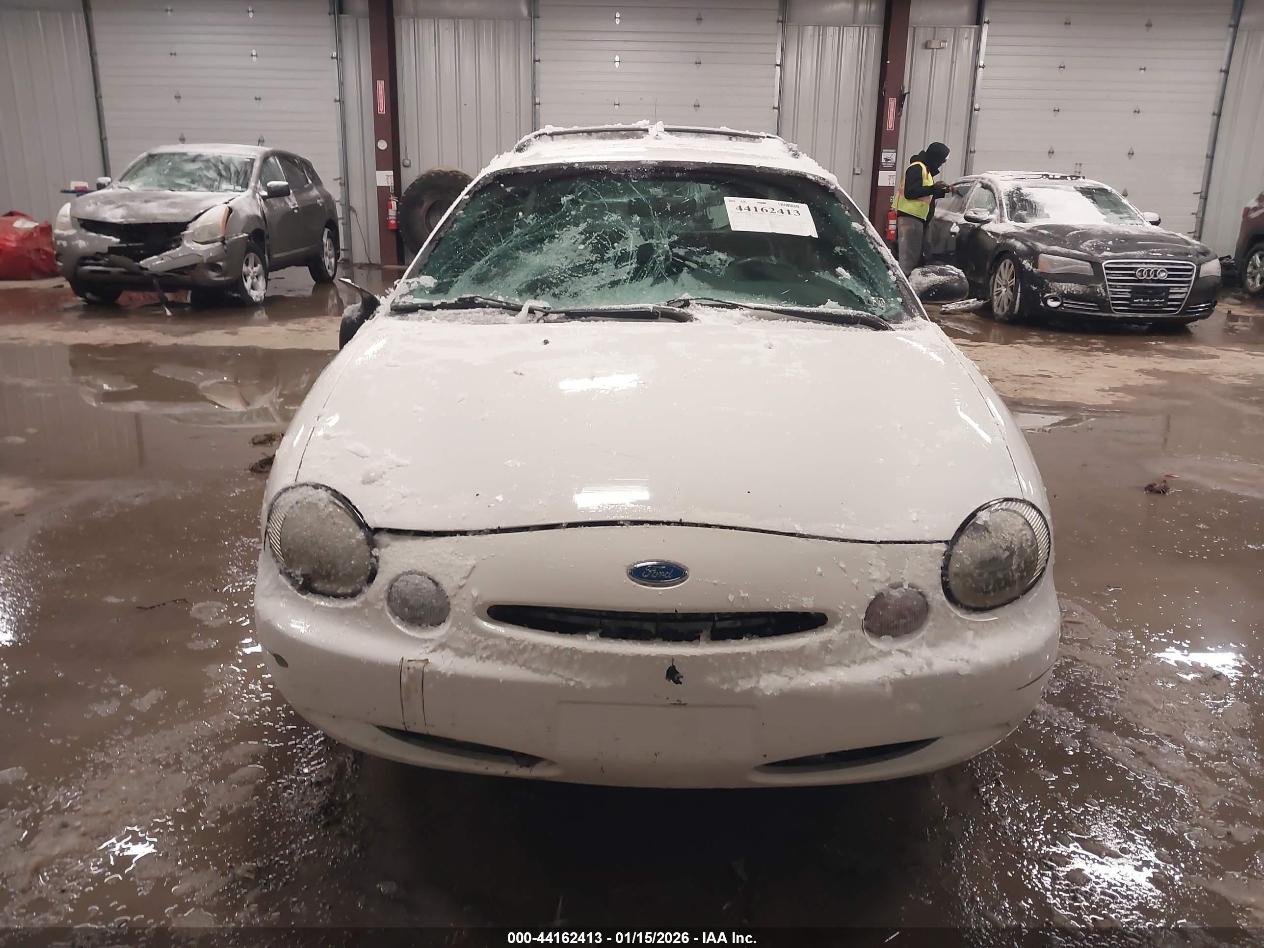 1996 Ford Taurus Gl White vin: 1FALP57U0TA279372