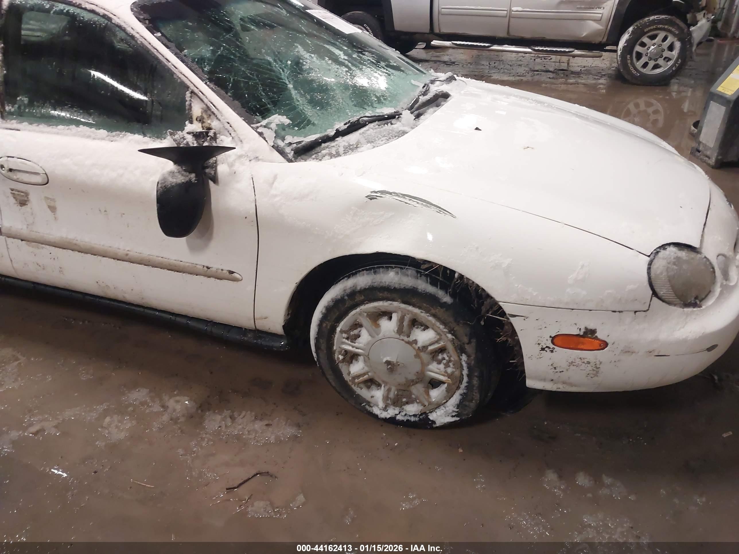 1996 Ford Taurus Gl White vin: 1FALP57U0TA279372