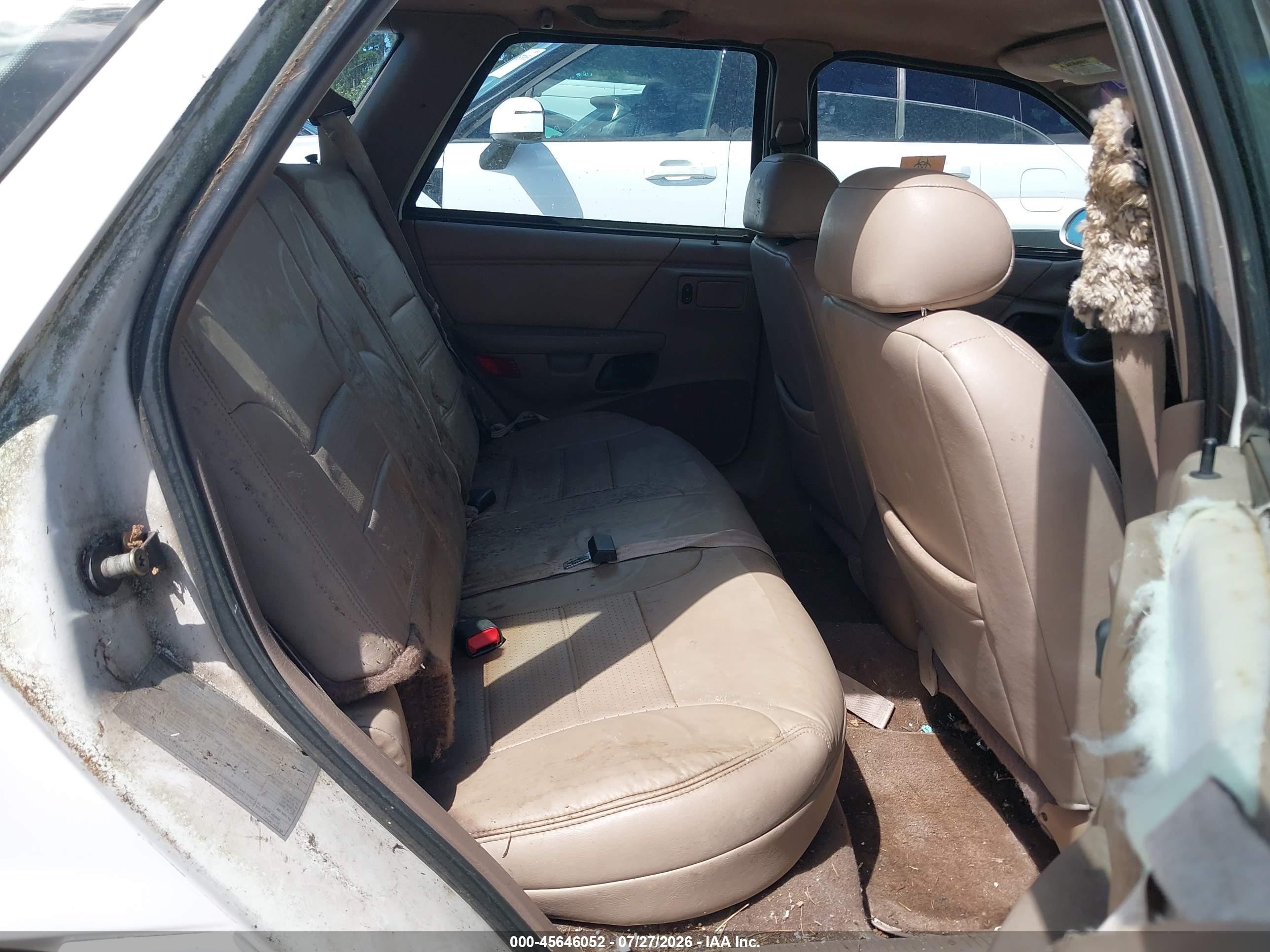 1995 Ford Taurus Gl White vin: 1FALP57U3SG129820