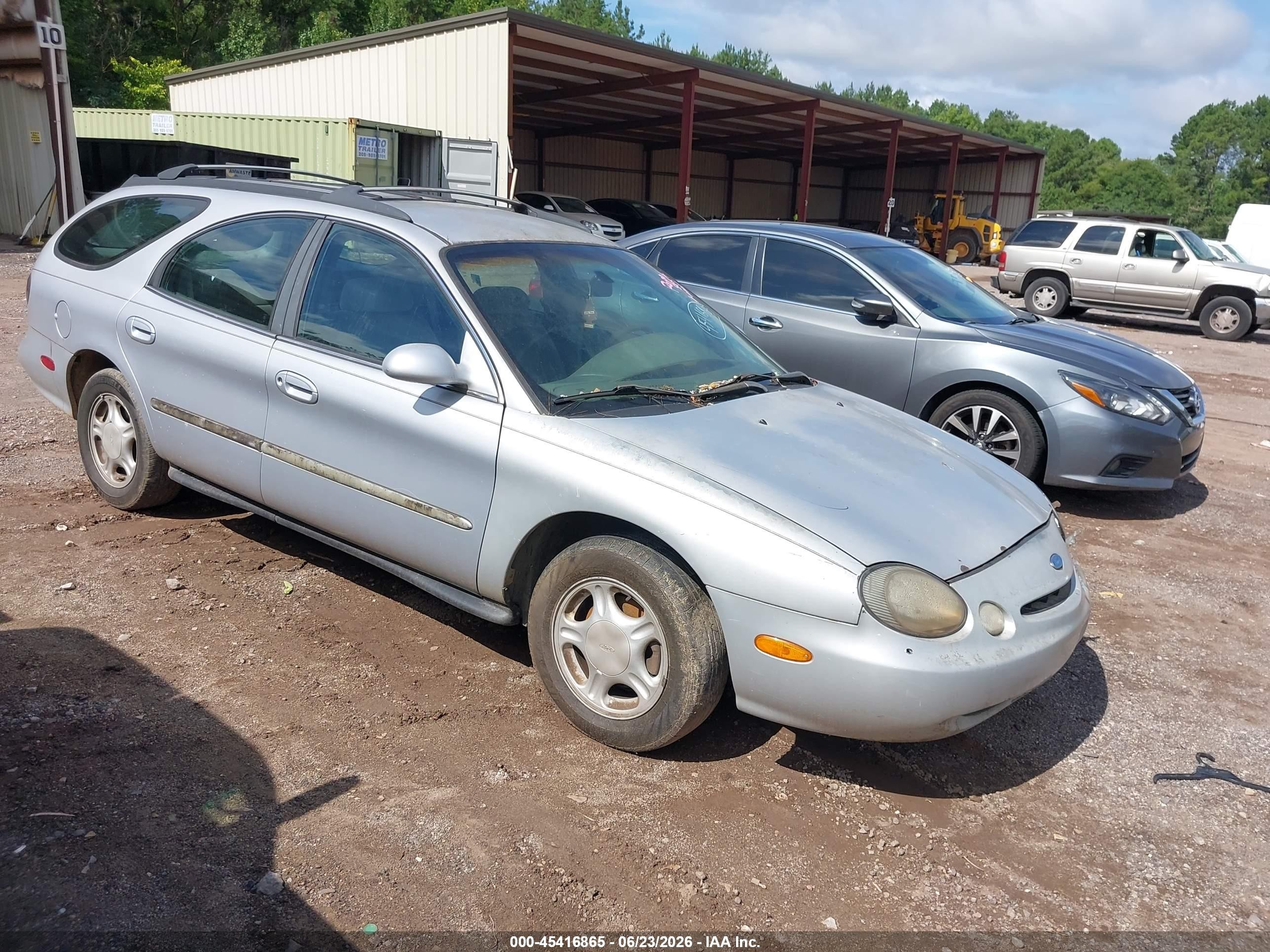 1997 Ford Taurus Gl Silver vin: 1FALP57U4VG295638