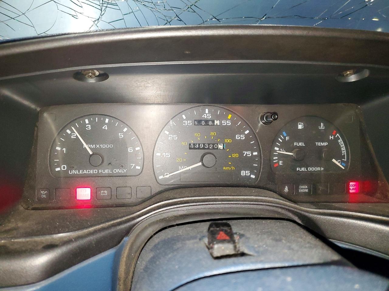 1995 Ford Taurus Gl Blue vin: 1FALP57U6SG117354