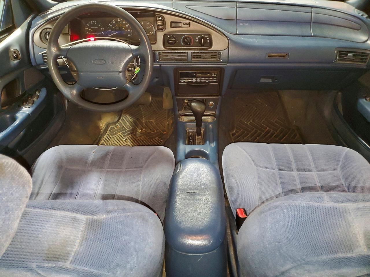 1995 Ford Taurus Gl Blue vin: 1FALP57U6SG117354