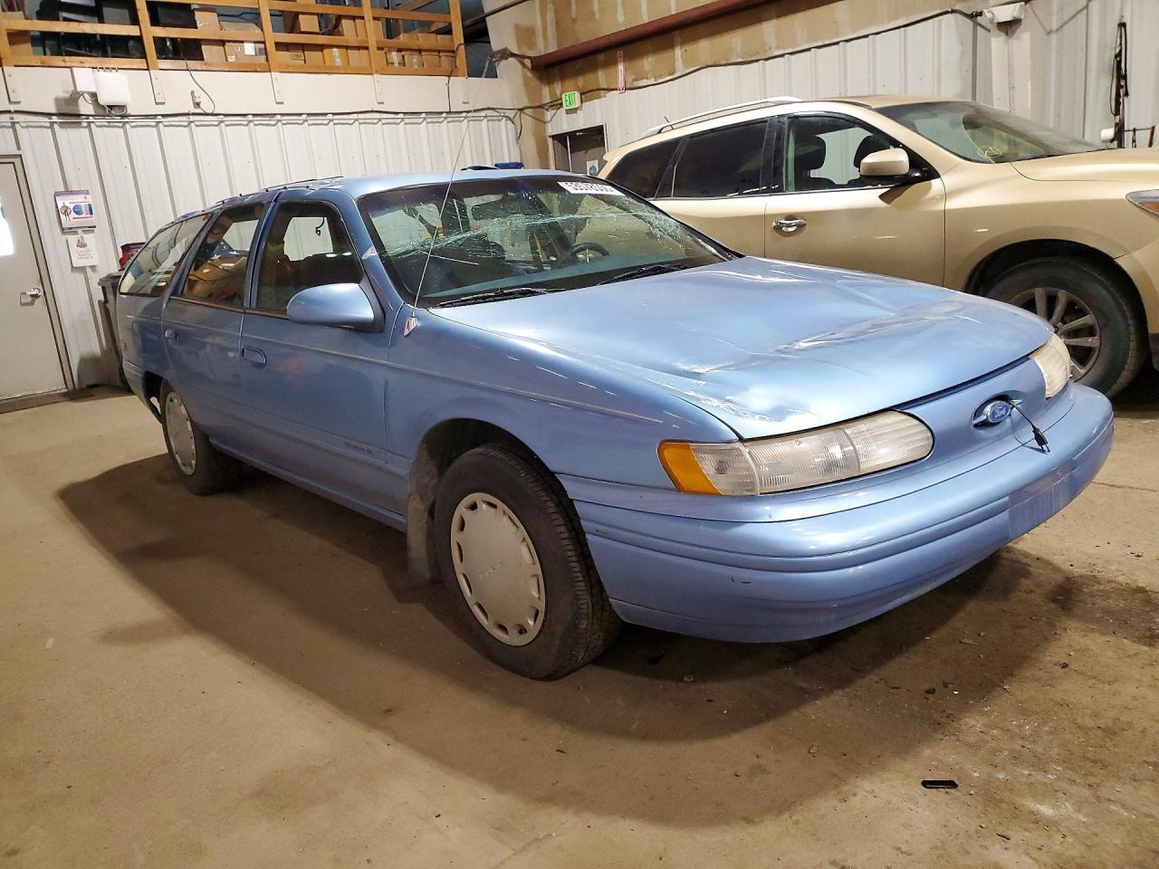 1995 Ford Taurus Gl Blue vin: 1FALP57U6SG117354