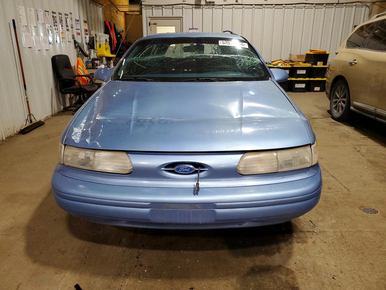 1995 Ford Taurus Gl Blue vin: 1FALP57U6SG117354